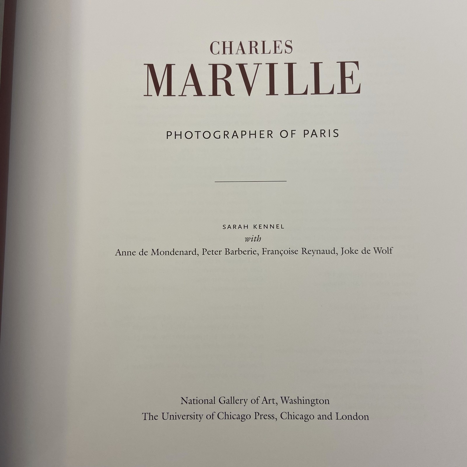 Charles Marville Photographer of Paris 2013 National Gallery of Art HCDJ