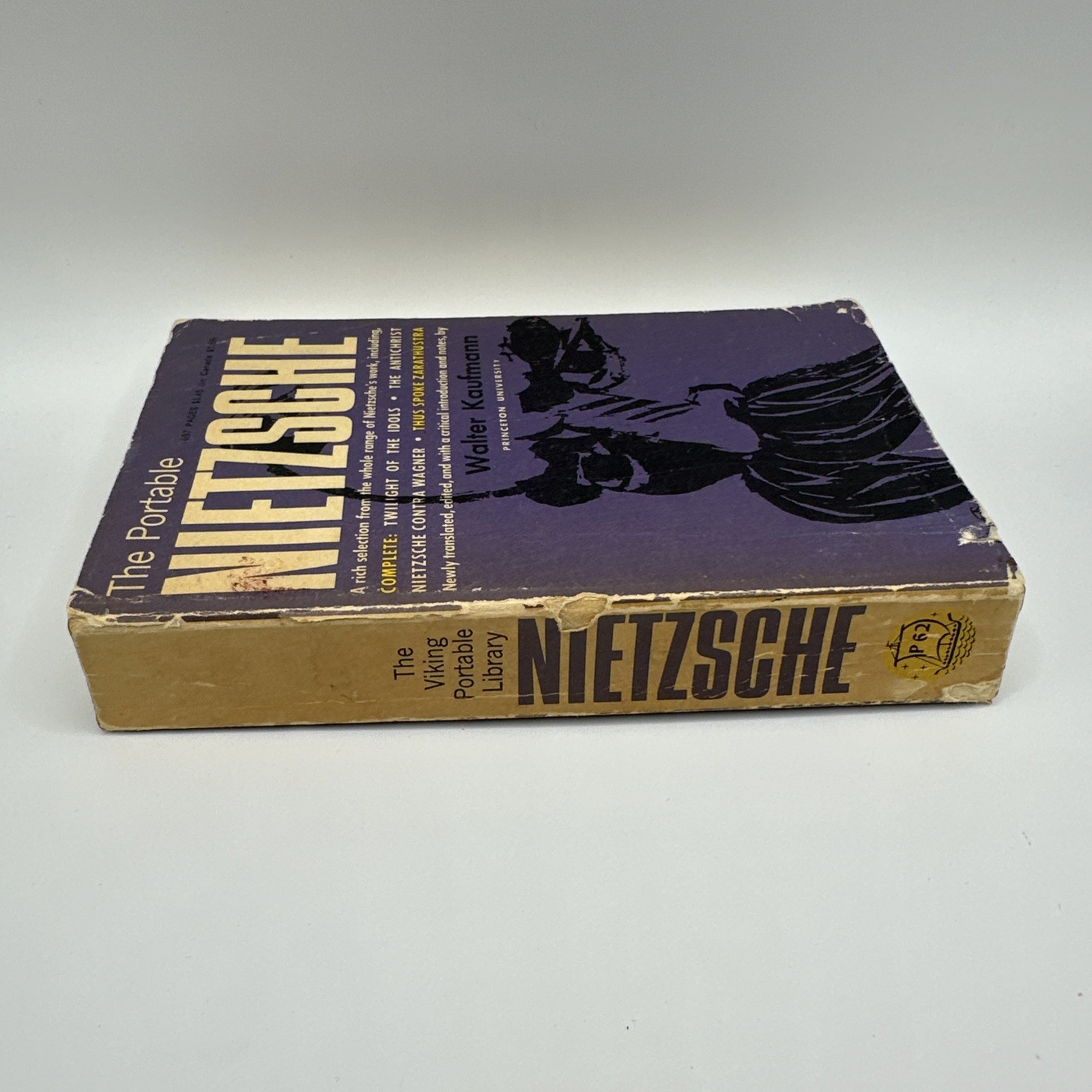 The Portable Nietzsche – by Walter Kaufmann Vintage Paperback Book *Written In*