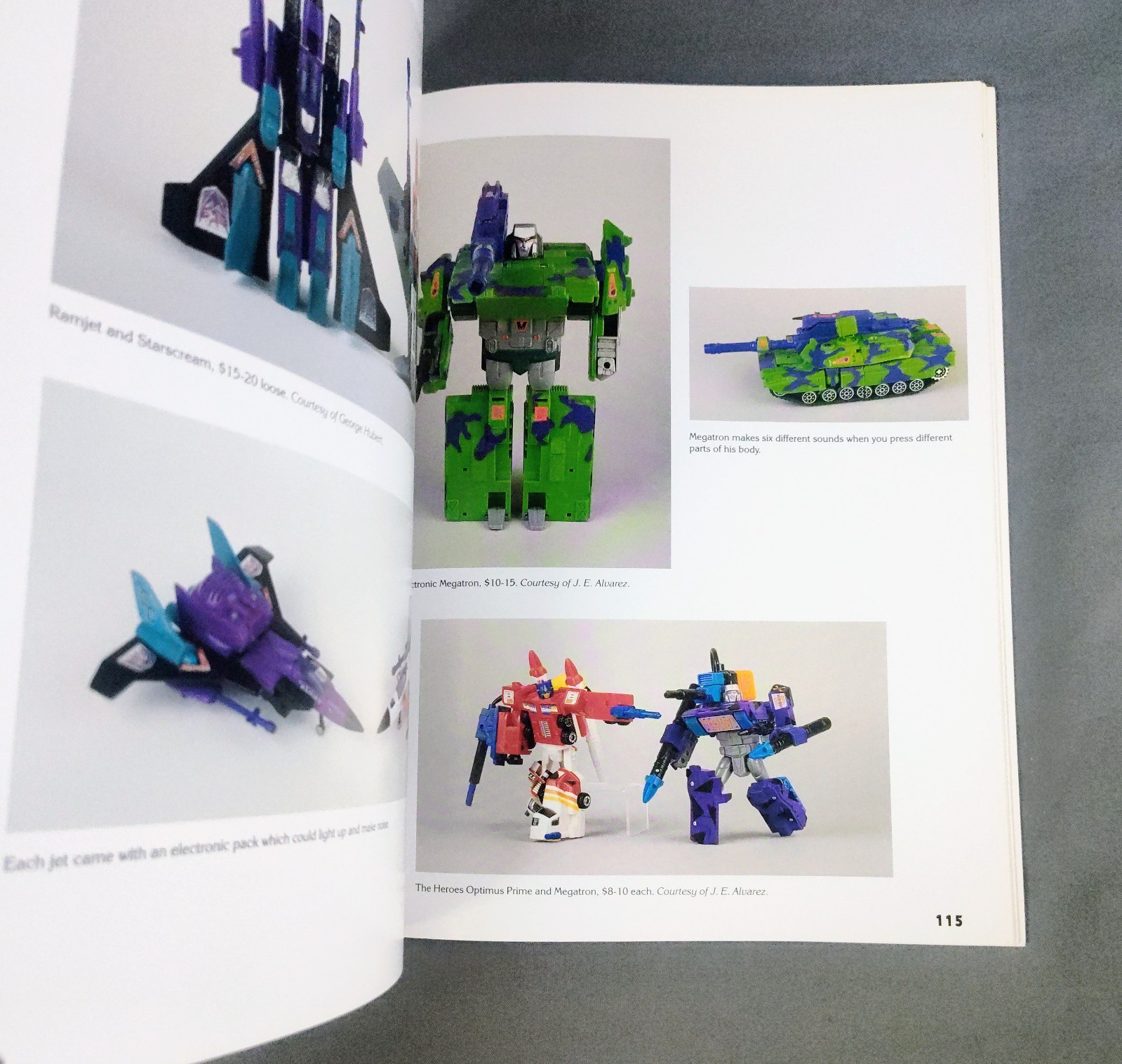 Vintage Transformers 1980s-1990s Unofficial Guide Reference Book J.E. Alvarez