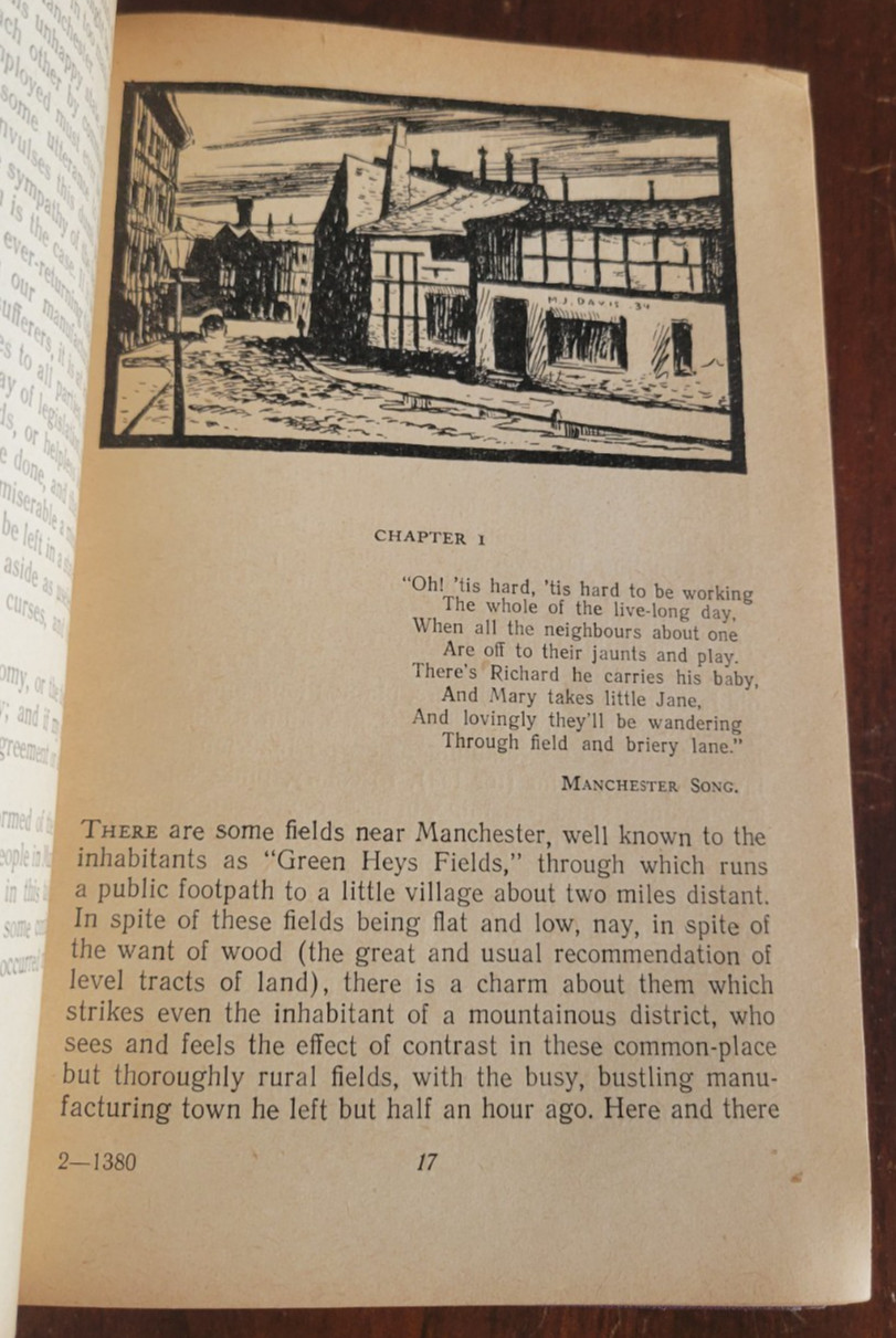 Mary Barton – Elizabeth Gaskell – 1956 HC Printed in Moscow HC Fiction USSR