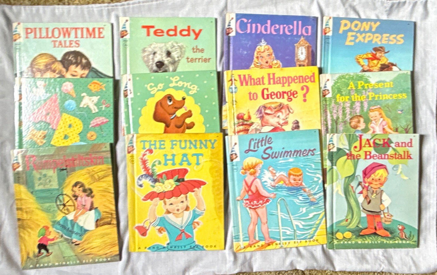 Rand McNally Books Lot of 12 Hardcover Illustrated, 1956-1961