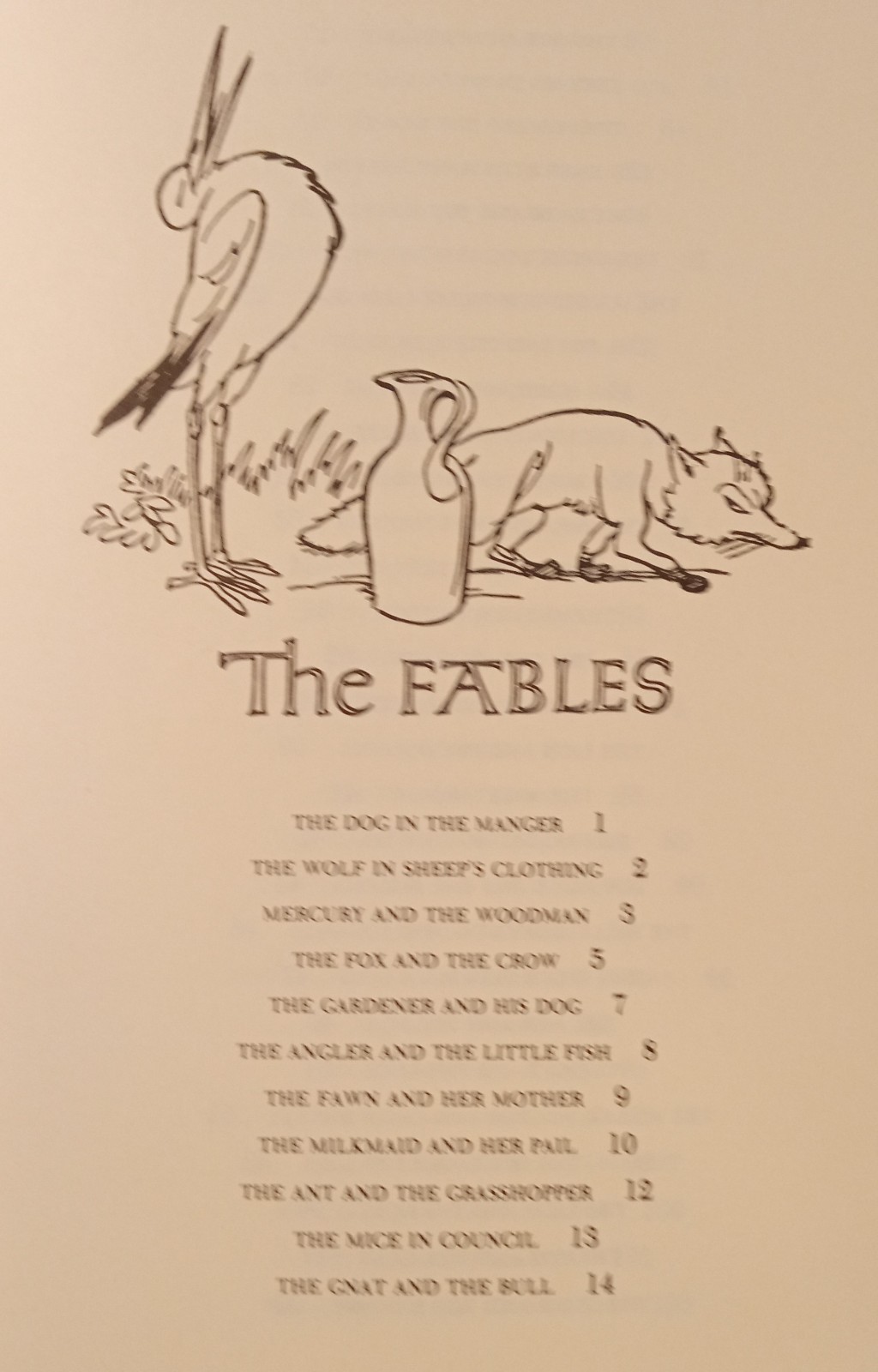 Aesop’s Fables. Book. VGT 2000. 234 Pages. Index