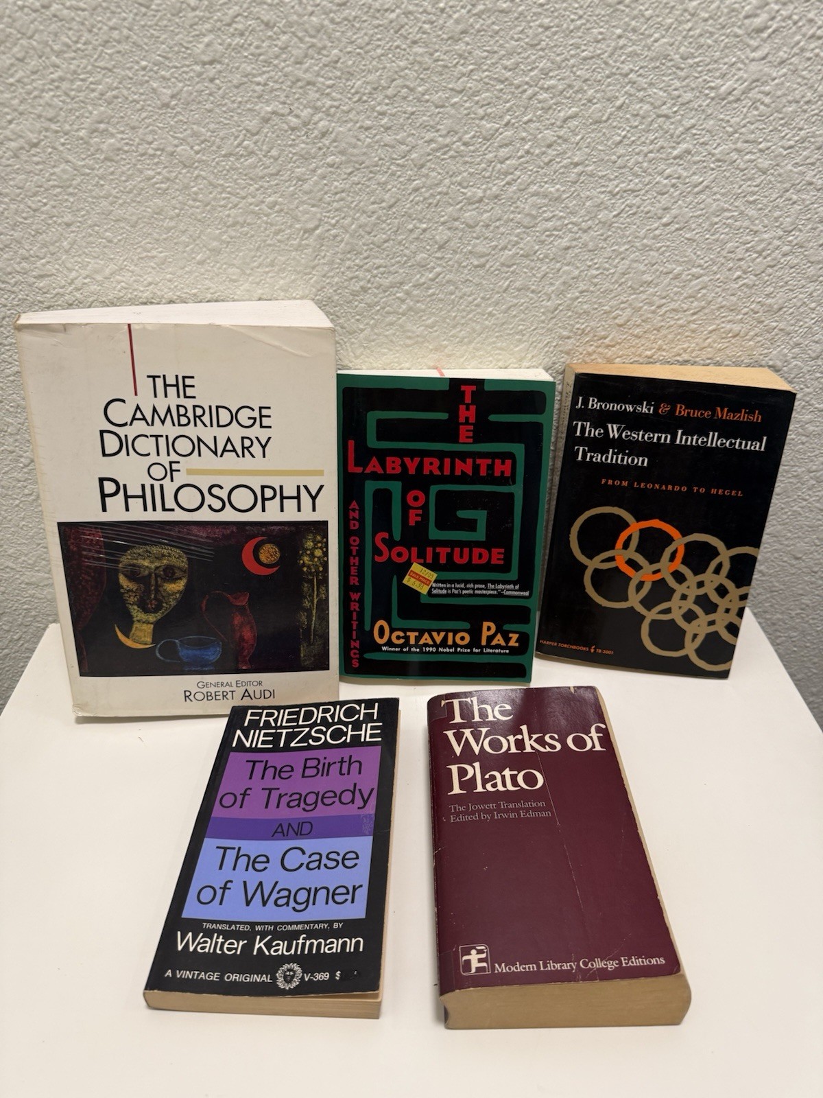 Philosophy Plato Nietzsche Cambridge Dictionary Western Thought 5 Book Lot