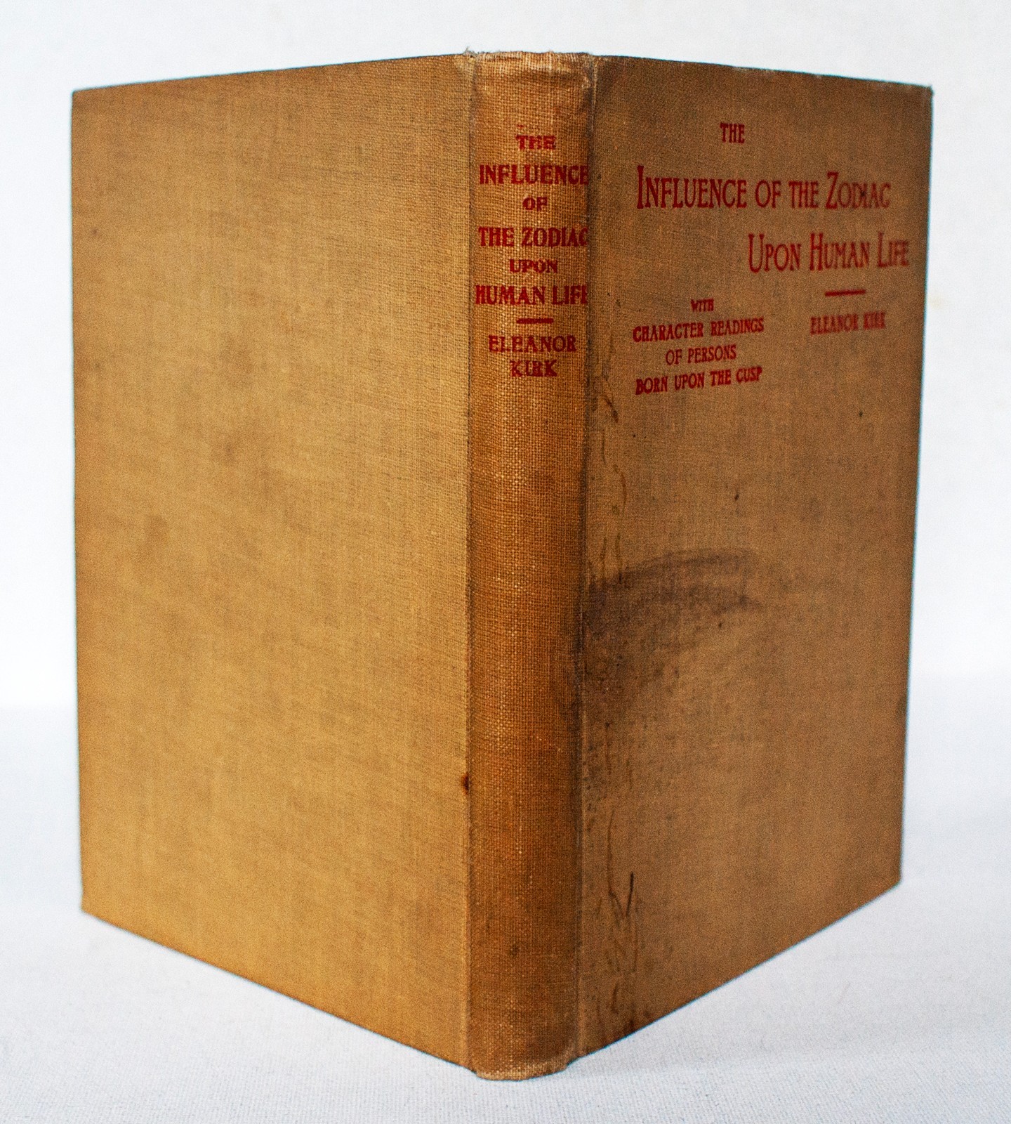 INFLUENCE OF THE ZODIAC UPON HUMAN LIFE Eleanor Kirk 1894 [177]