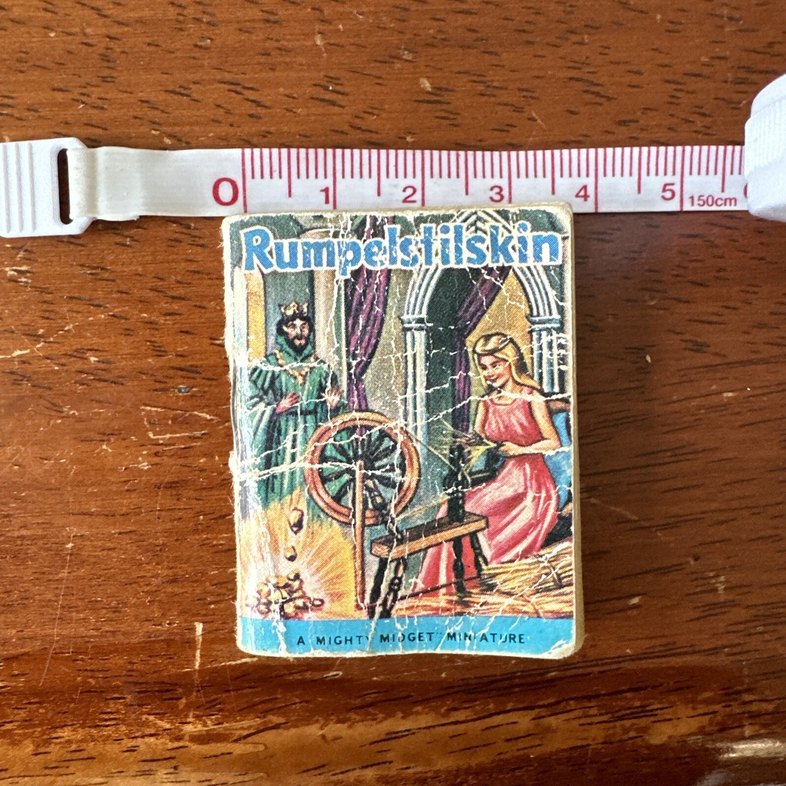Vintage Rumpelstilskin Mighty Midget Miniature Book 3.5cm X 5cm