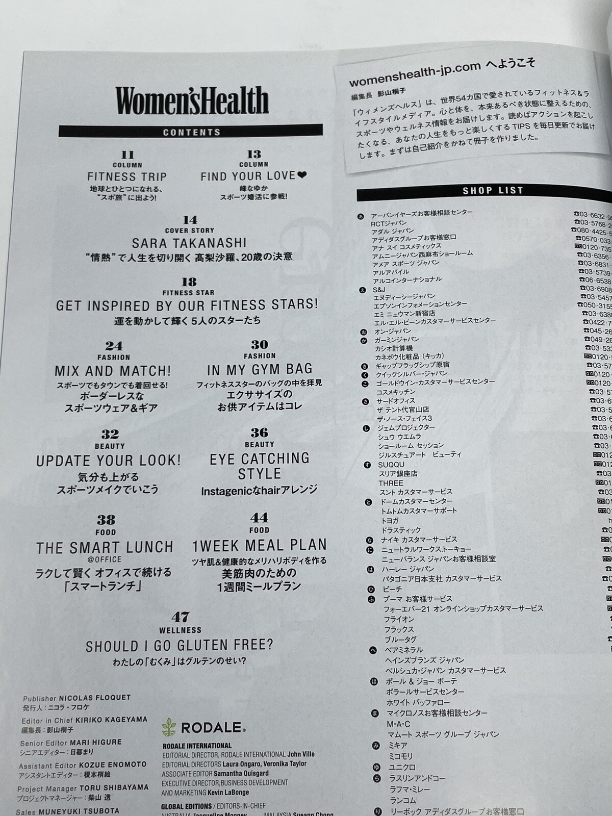 Women’s Health Japan July 2017 Supplement – 47 pages