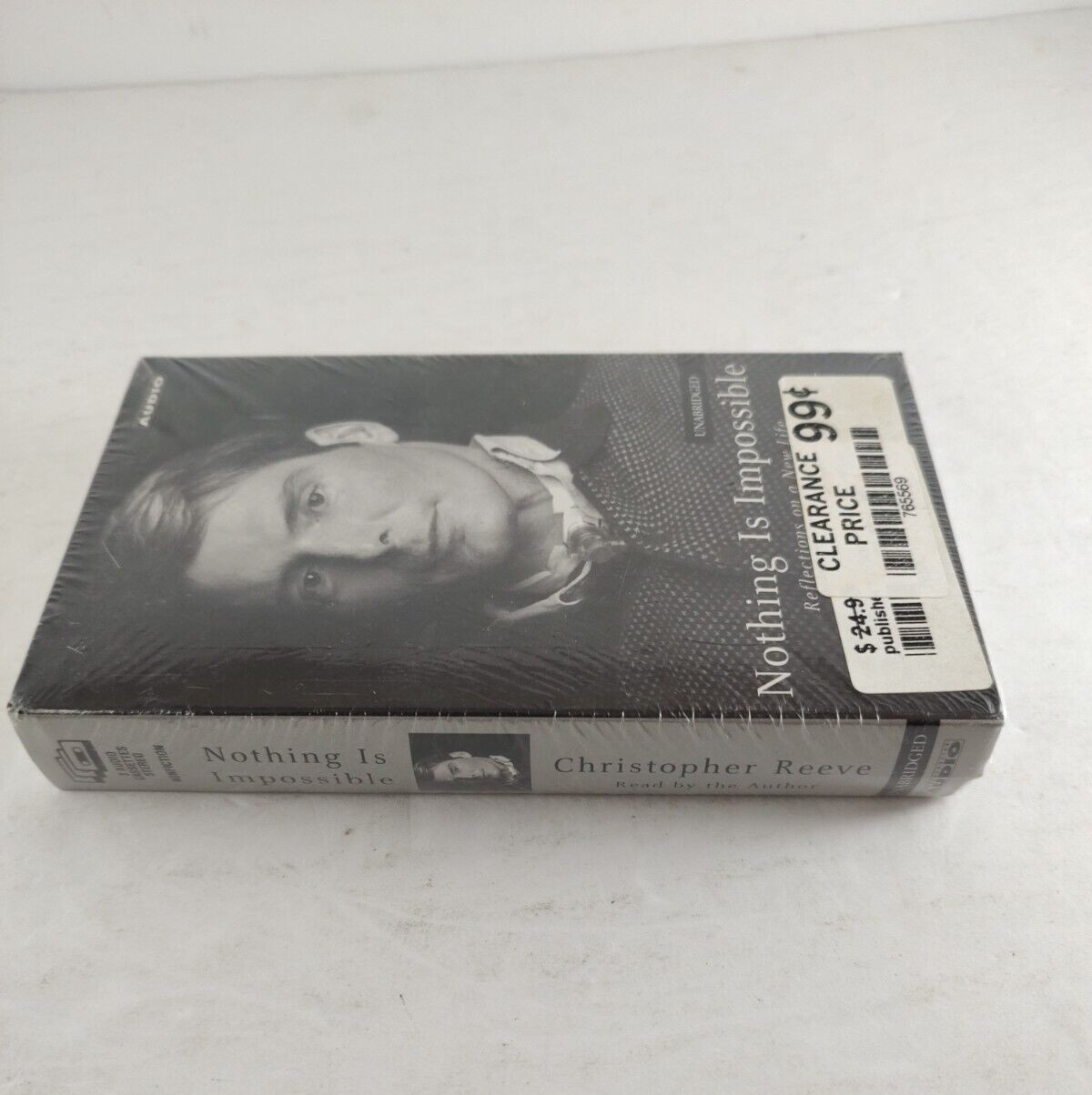 Christopher Reeve Nothing Is Impossible Audiobook Cassette NEW SEALED Free Ship!
