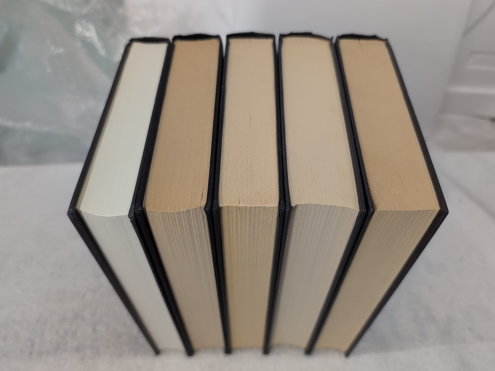 5 Vols!! DUNE COMPLETE SERIES by Frank Herbert + Custom Mylar ~ DUNE in 5 Vols!!