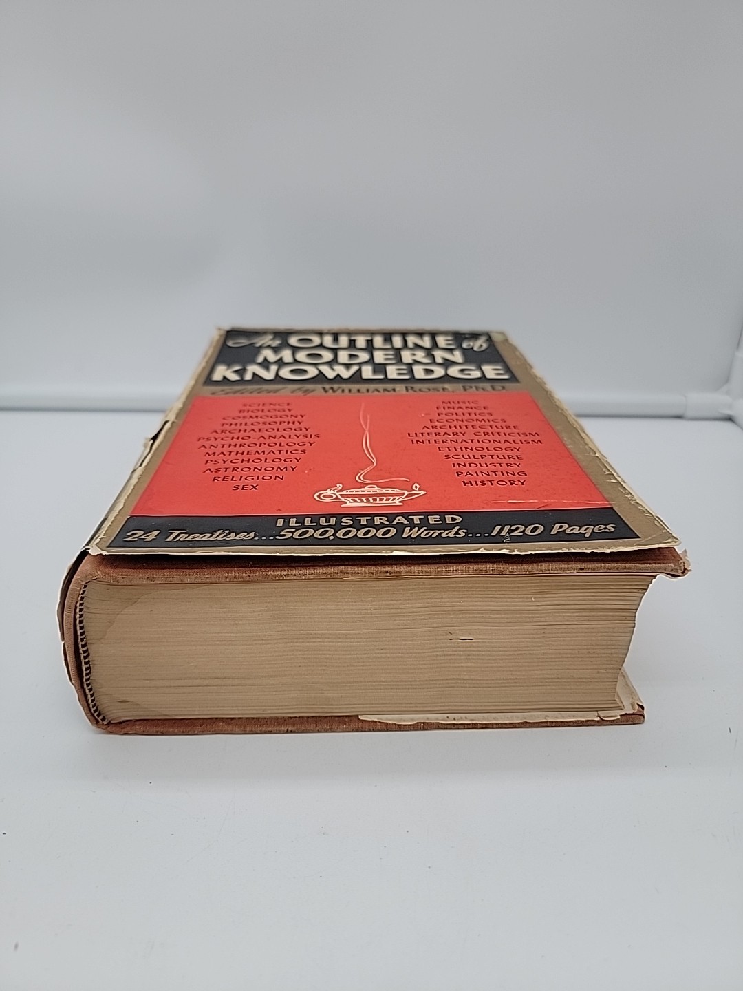 An Outline Of Modern Knowledge By William Rose 1120 Page Science Biology Music