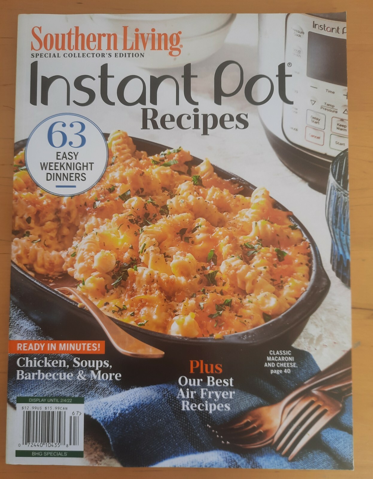 Instant Pot Recipes Southern Living Special Collector’s Edition Magazine 2022