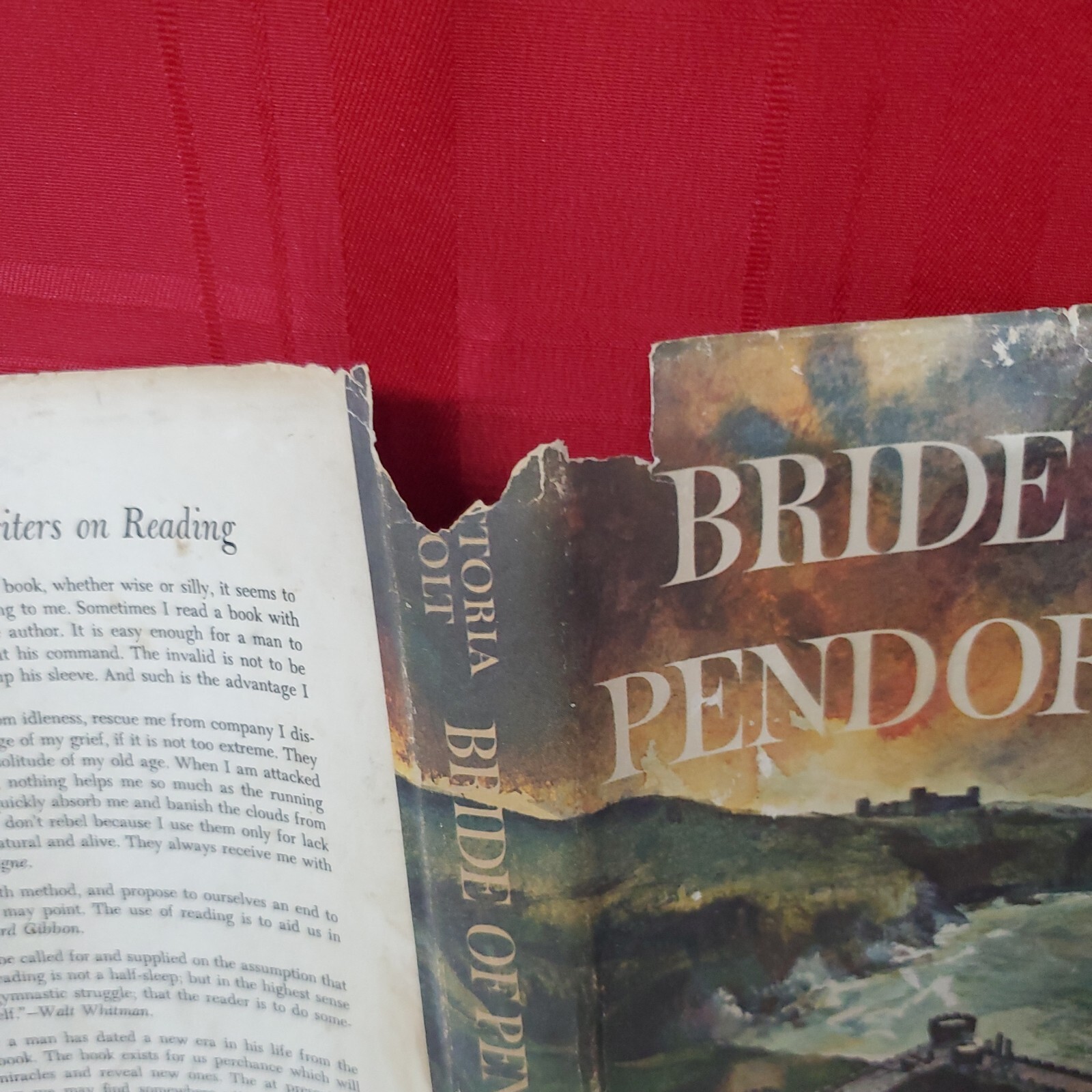 1963 Victoria Holt BRIDE OF PENDORRIC Book Club Edition Hardcover Dust Jacket