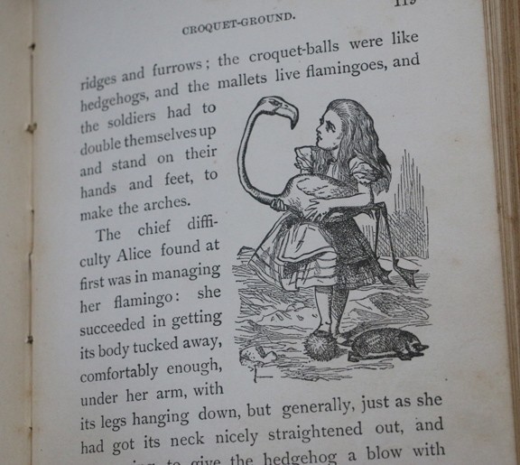 Scarce Antique Alice’s Adventures in Wonderland, Illust John Tenniel, 1893