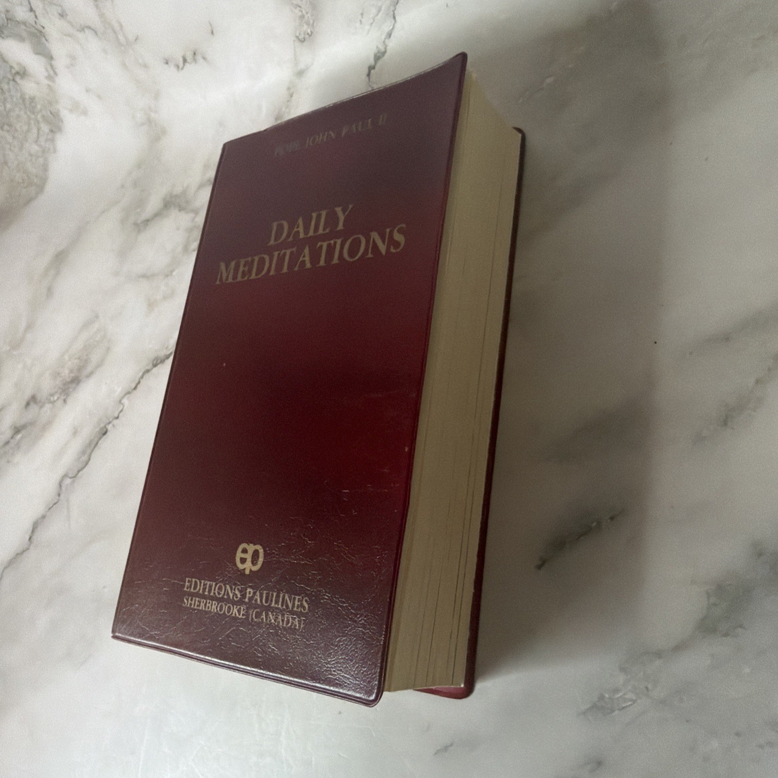 Pope John Paul 2 Daily Meditations, Seasons of Advent Soft Flex Cover