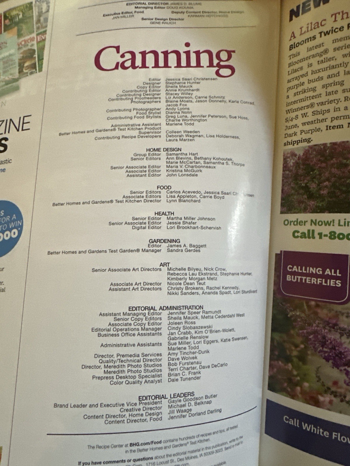 BHG Canning Preserving Freezing Drying Magazine 2014 Recipes & Basics