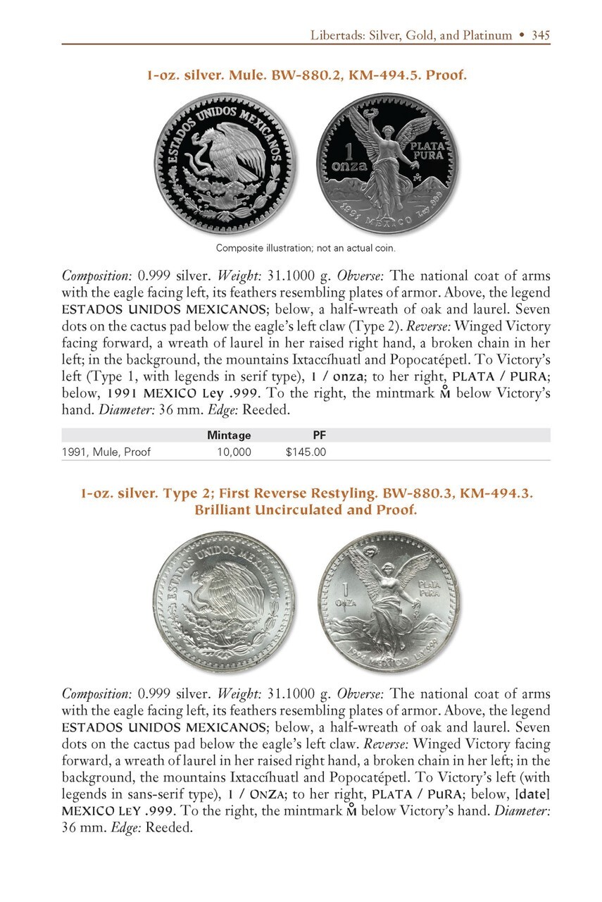 Whitman Encyclopedia Of Mexican Mexico Money Coin & Currency Vol 2 1905 to Date