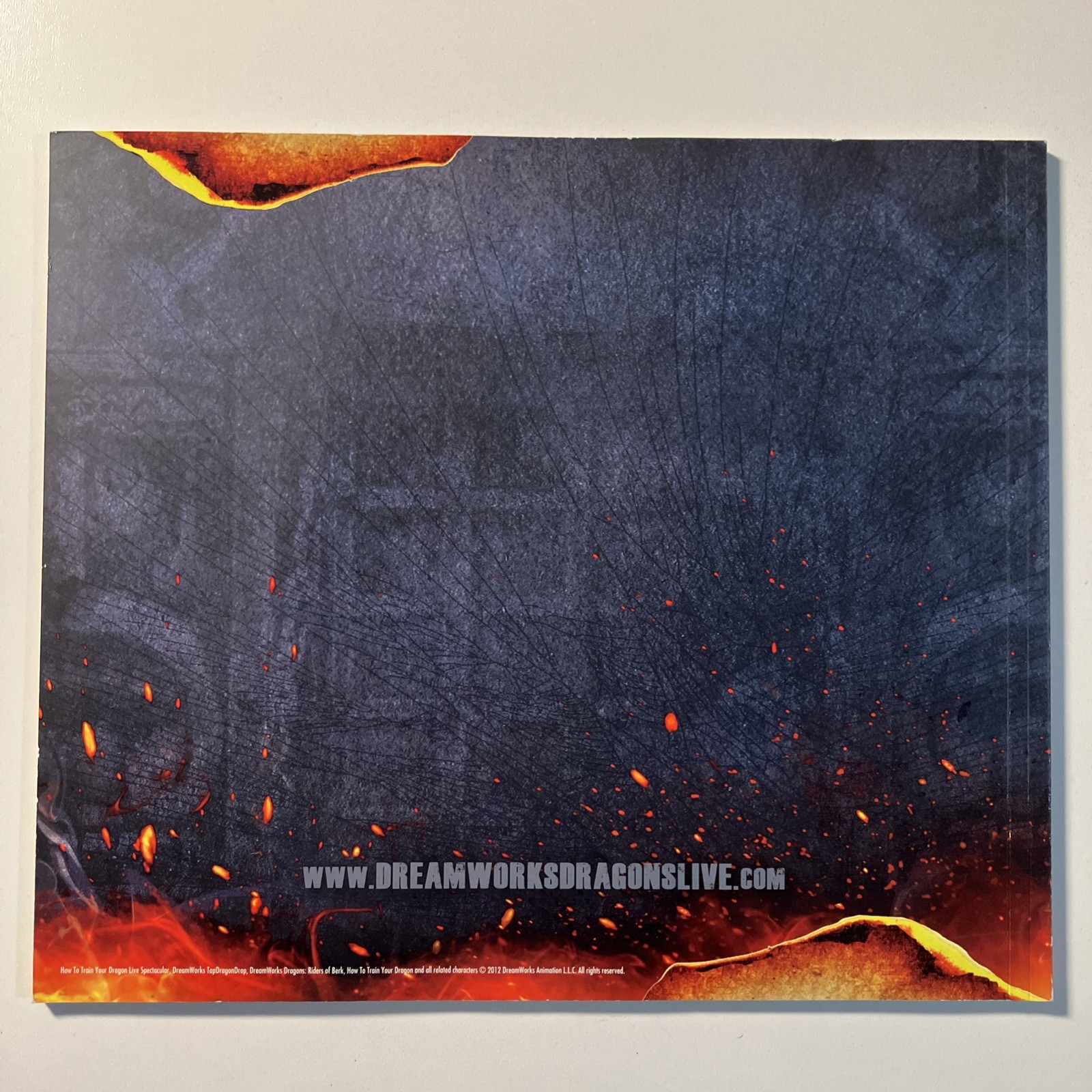 How To Train Your Dragon Live Spectacular Program Book 62 Color Pages