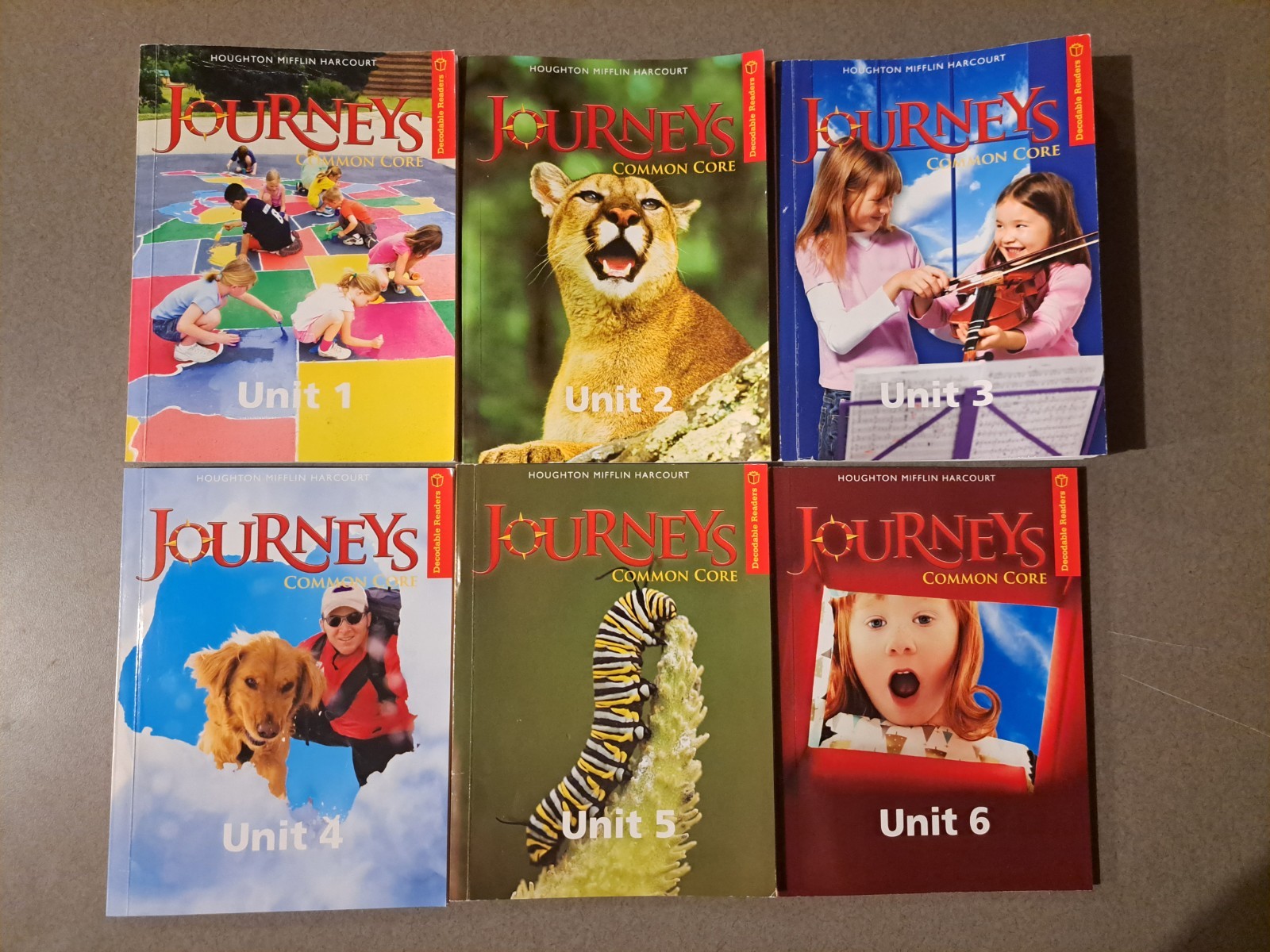 Journeys Decodable Reader Book Unit 1-6 Set – 2nd Grade 2 Reading 6 Book Set HMH