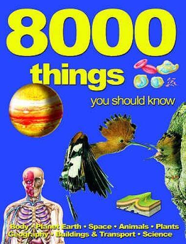 8000 Things You Should Know – Paperback By Miles Kelly Publishing – GOOD