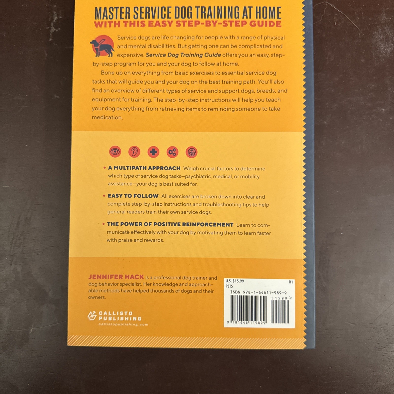 Service Dog Training Guide Jennifer Hack Paperback 2020