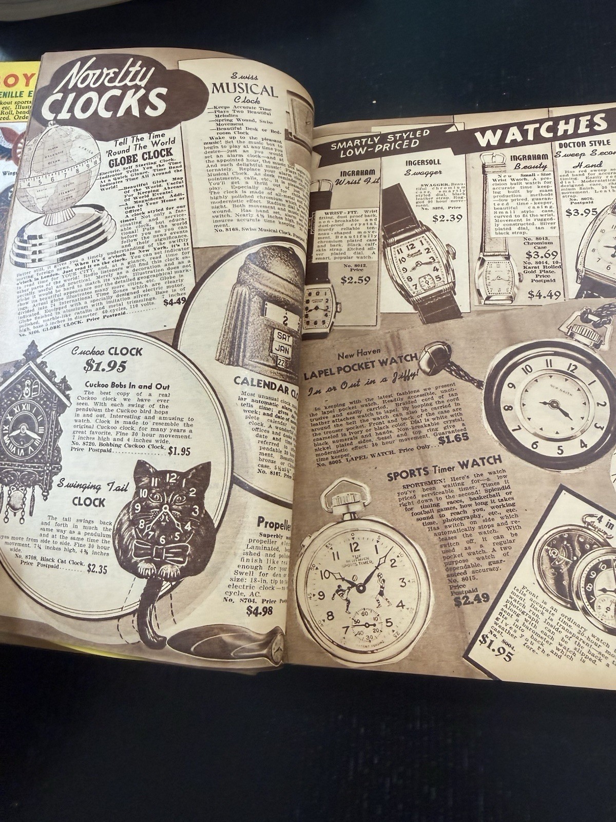 Johnson Smith Company & Co Catalog 1941-42 NOVELTIES MAGIC Vintage HARDCOVER BK!