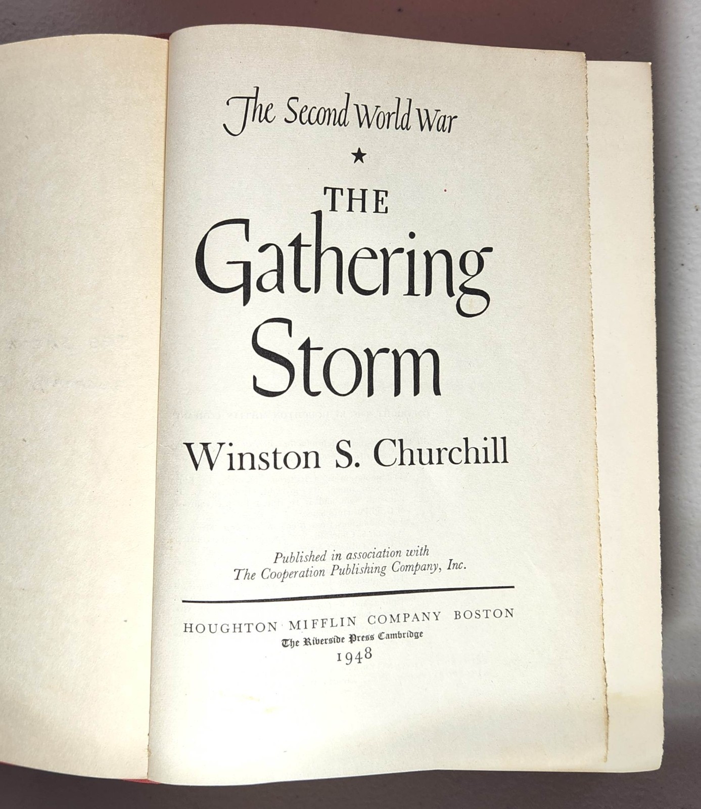 Winston Churchill, The Second World War – Complete 6 Vol Set HC Houghton Mifflin