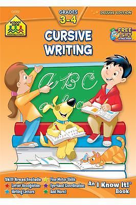 School Zone – Cursive Writing Workbook – 64 Pages, Ages 8 to 10, 3rd Grade, 4th
