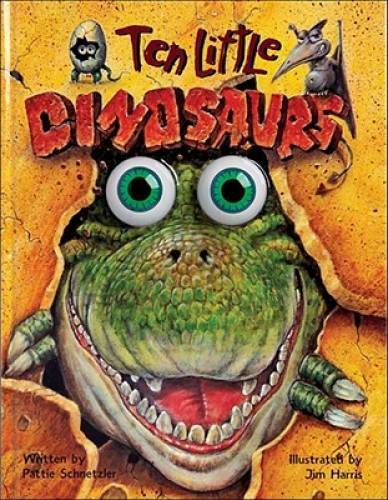 Ten Little Dinosaurs (Eyeball Animation) (Wiggle Eyes) – Hardcover – ACCEPTABLE