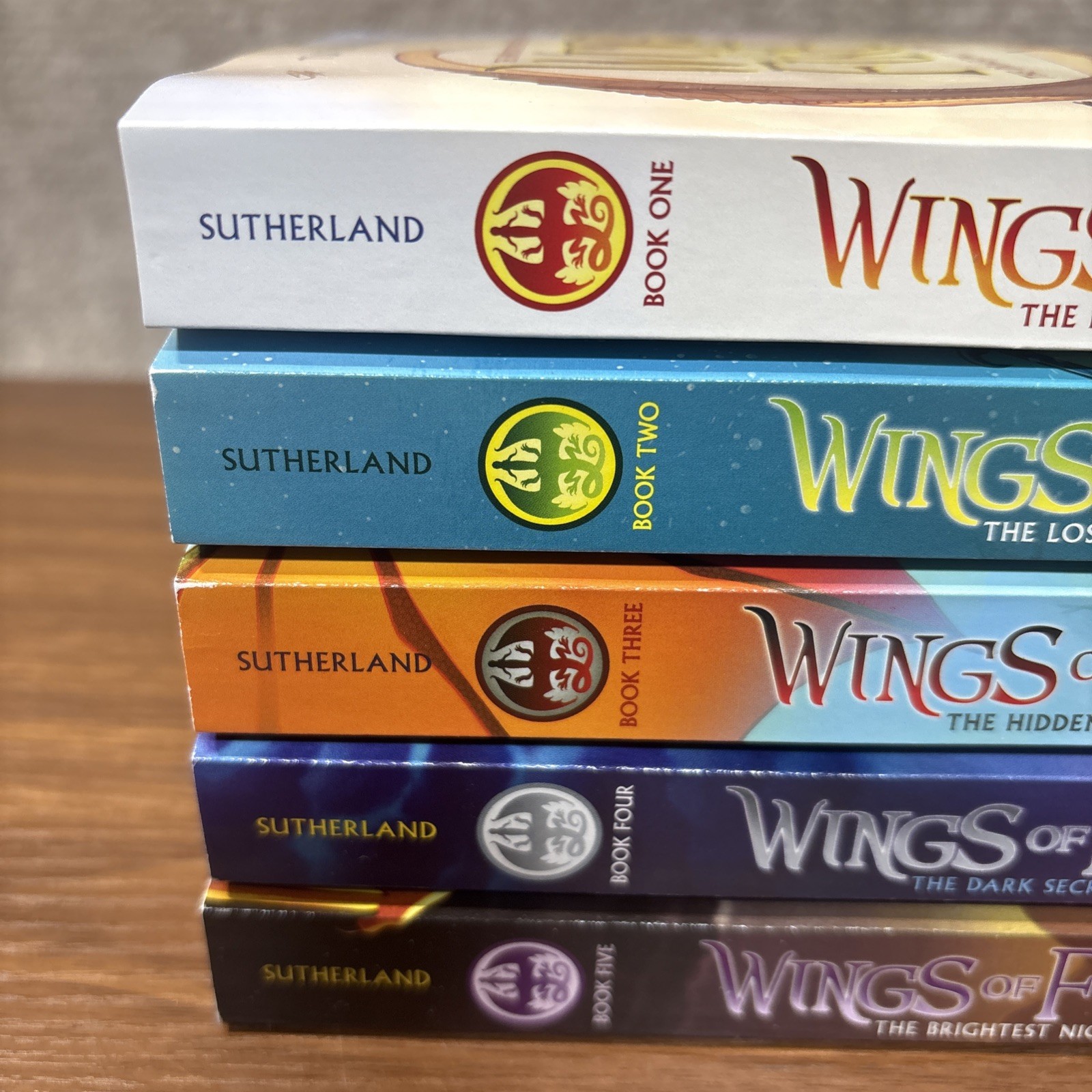 Wings of Fire Novels Books Bundle Collection Lot Set (1 -5) Tui T Sutherland