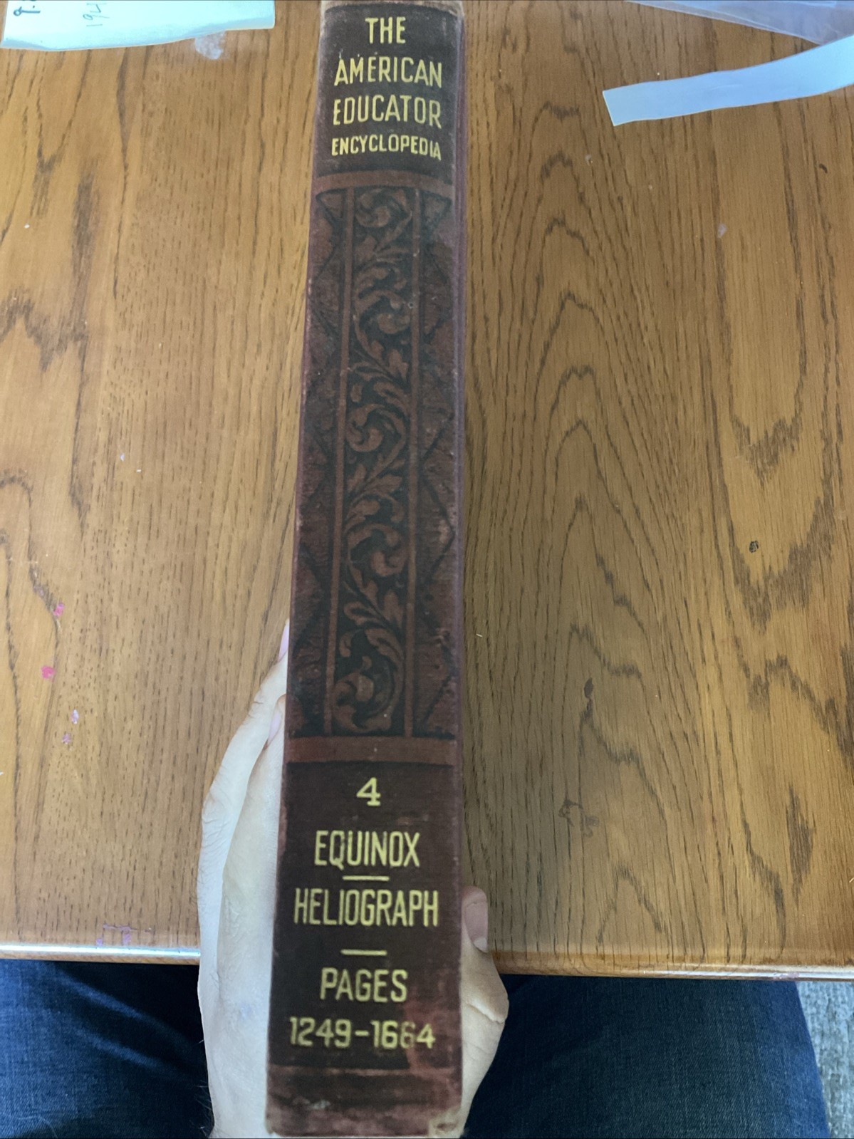 THE AMERICAN EDUCATOR ENCYCLOPEDIA 1945 VOLUME 4 – PAGES 1249-1664. 25-A4103