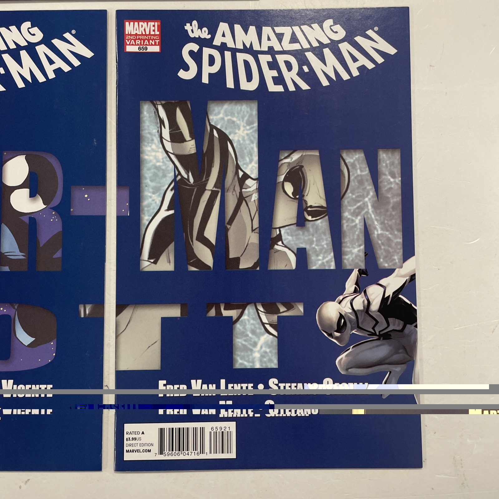 Amazing Spider-man #655-659 2011 2nd Print Variants Complete Puzzle Set