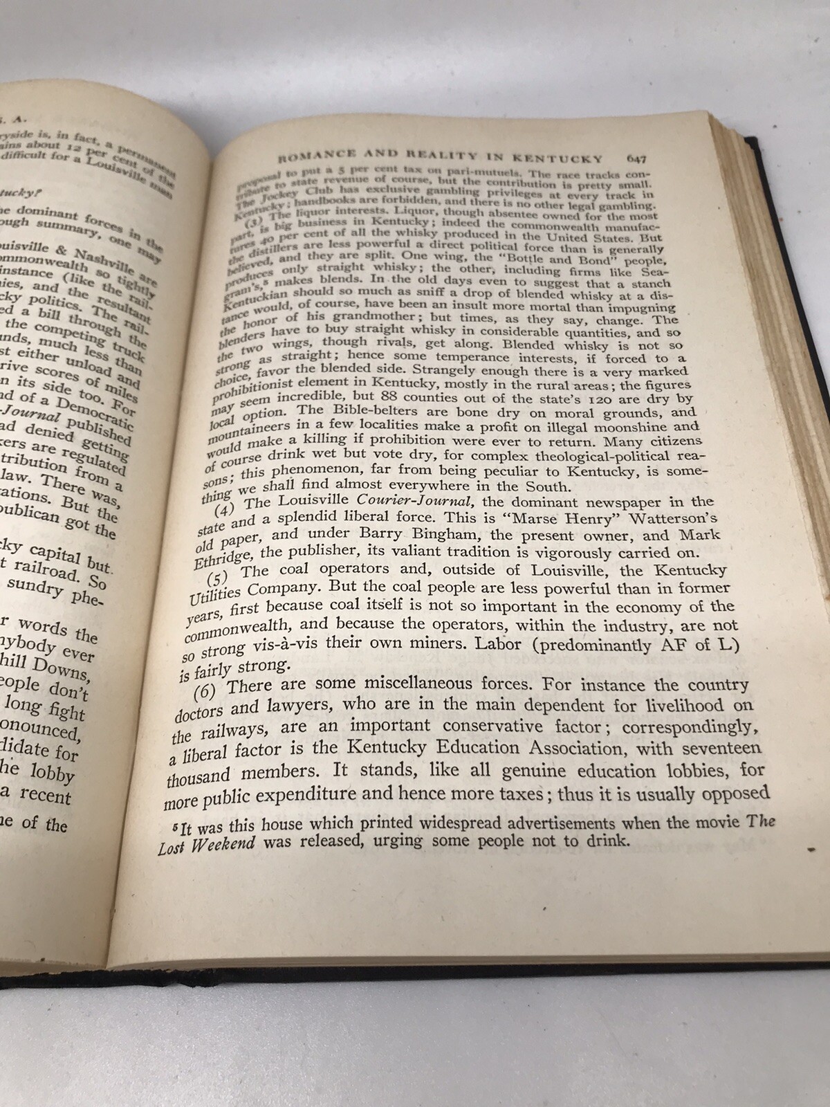 Inside USA History Hardcover Book John Gunther Harper Brothers 1947 1st Edition