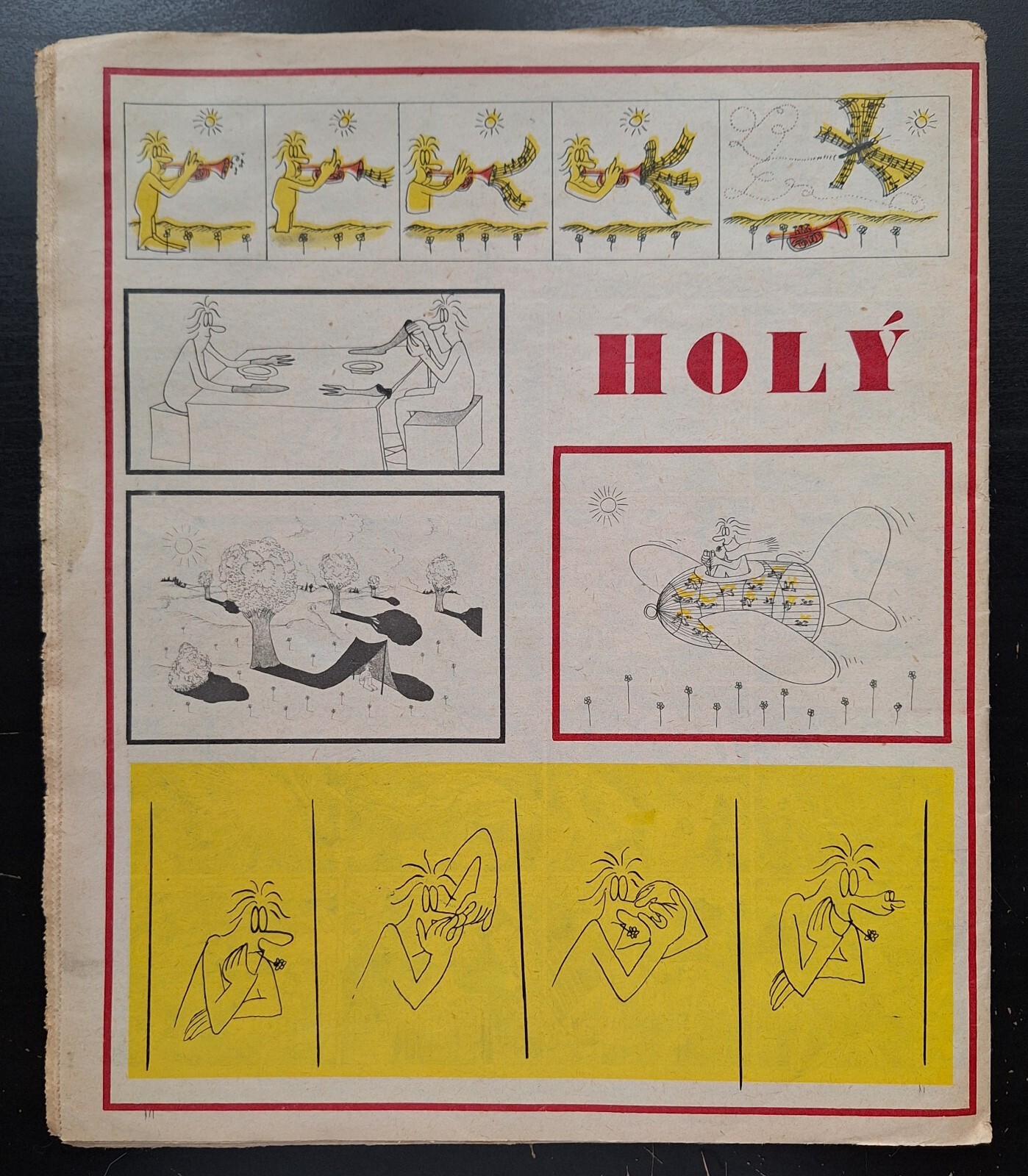 KAJA SAUDEK – COMIC LIPS TULLIAN No. 38, CZECH MAGAZINE MLADY SVET, No. 41/1972