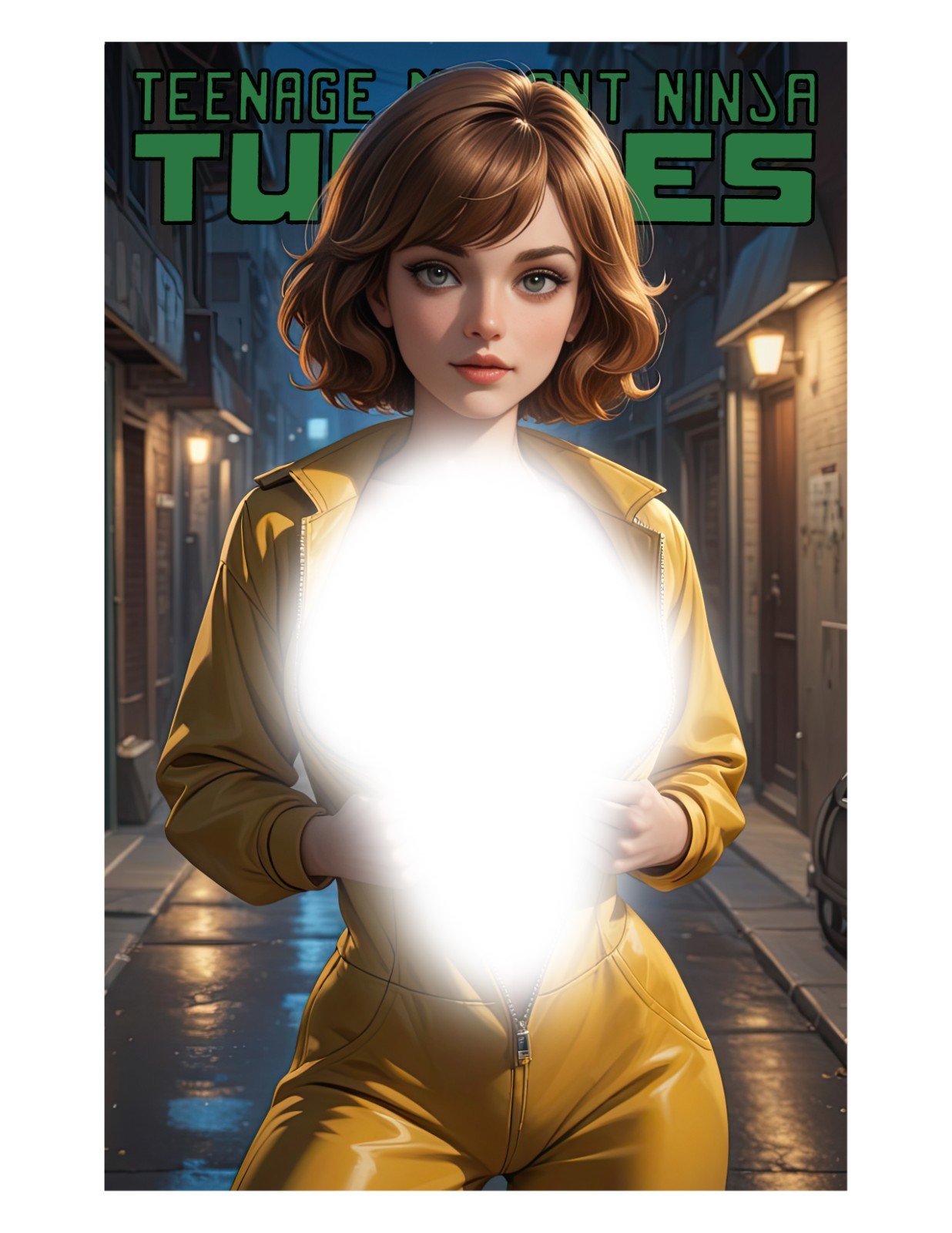 April O’Neil Custom Comic Book Cover