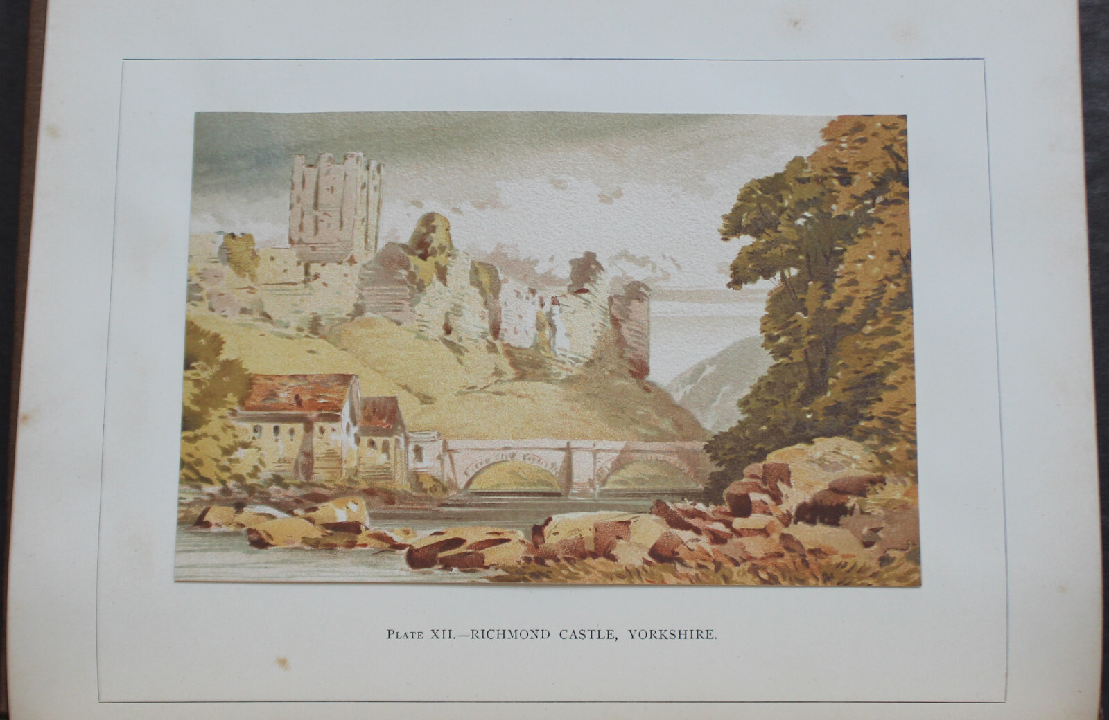 Rare Antique Old Book Beginner Watercolor Series Painting ~1890 Illustrated Work