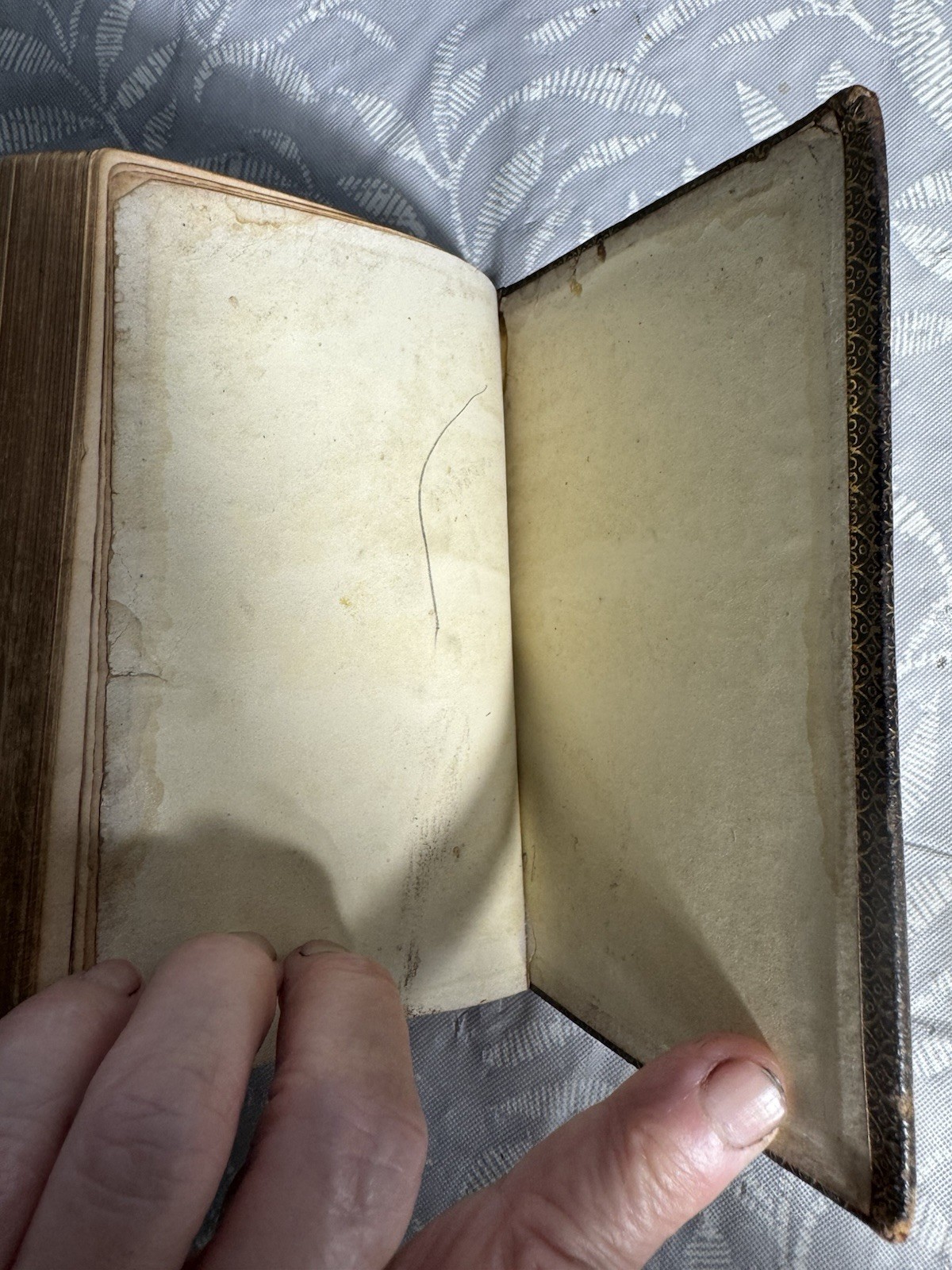 Antique Holy Bible 1868 American Bible Society Pocket Size Leather Guilt Edges
