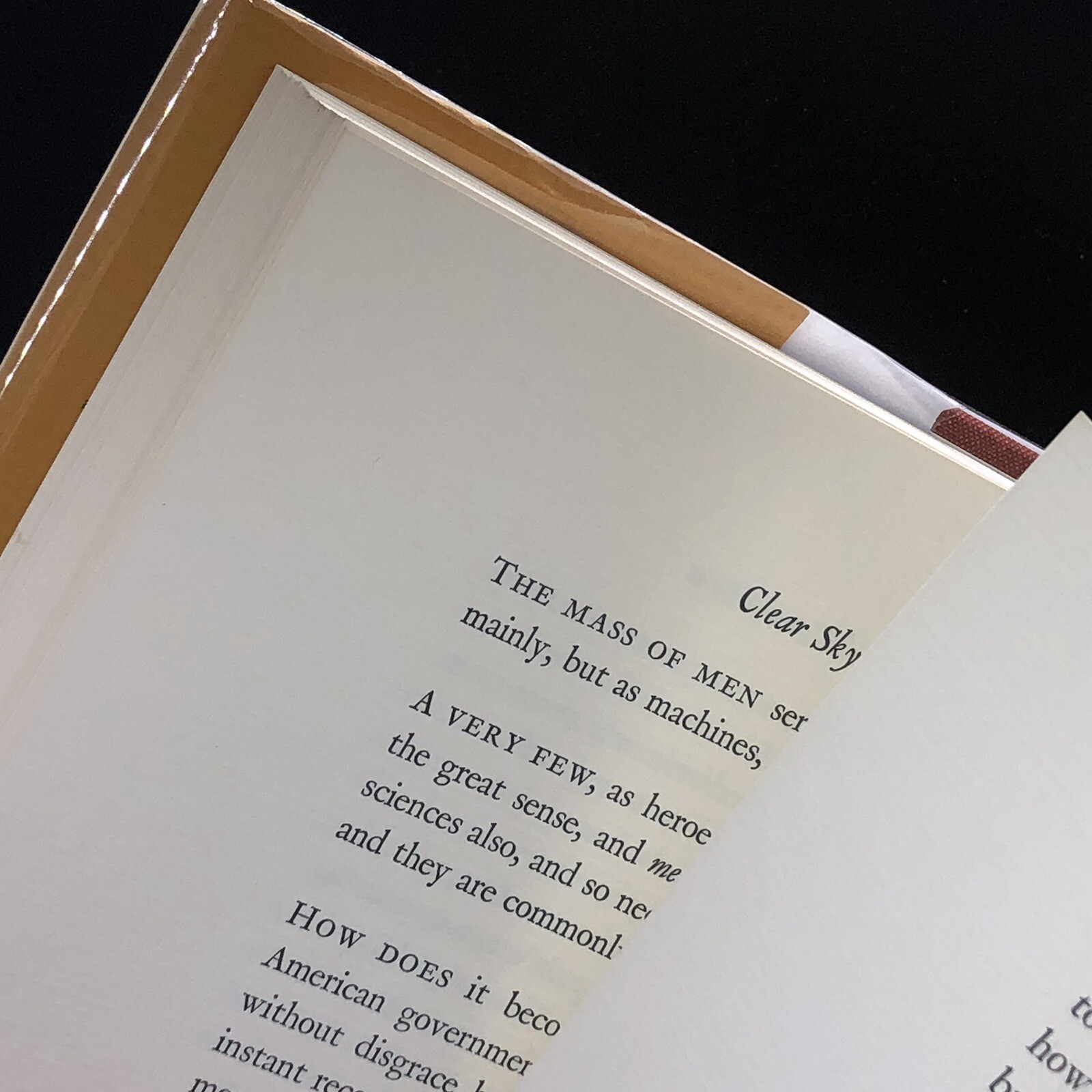 CHILDS, Christopher. Clear Sky, Pure Light. Penmaen Press, 1978. First Edition.