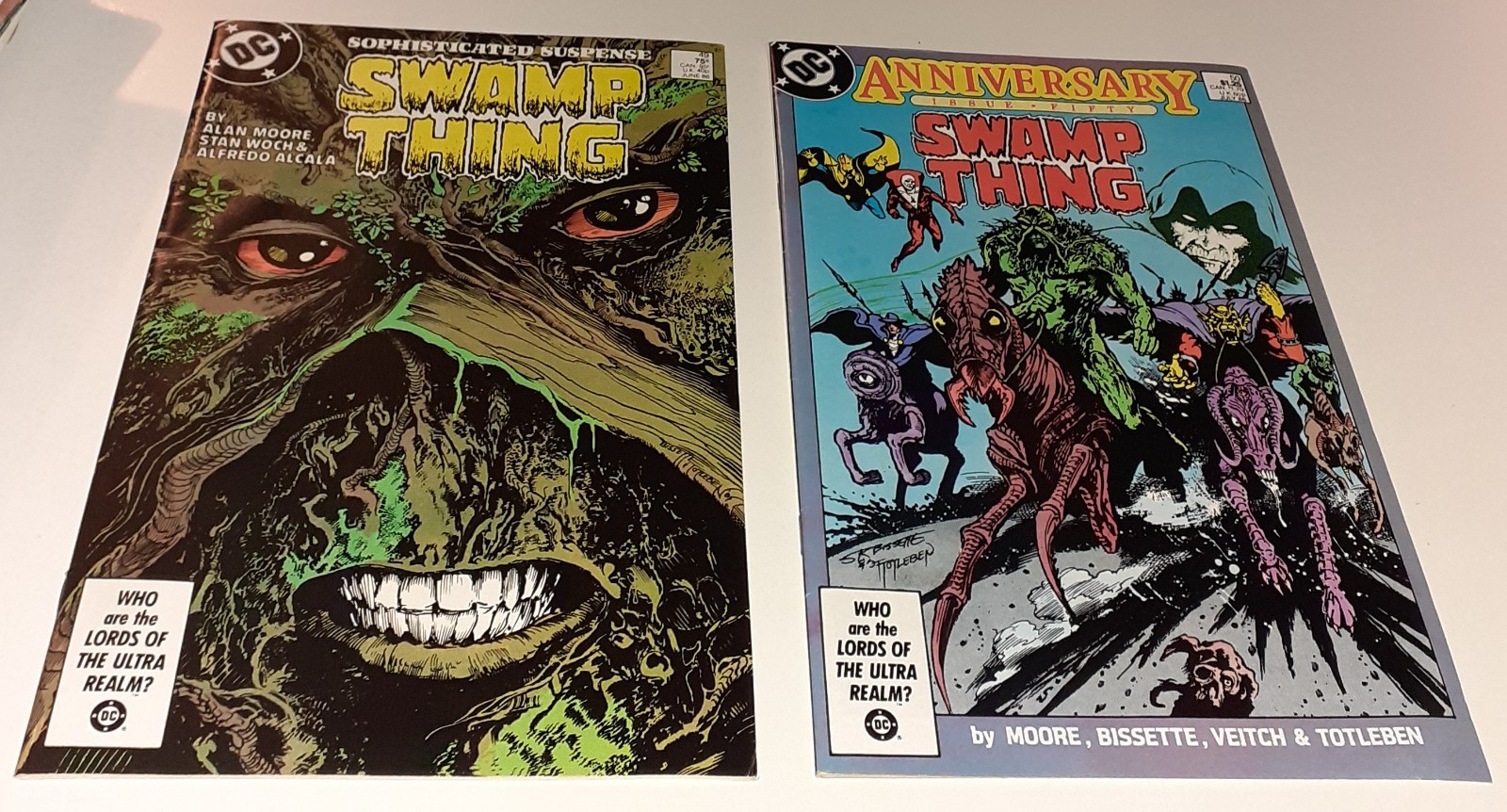 43x Huge SWAMP THING no.20-64 lot DC 1984 ALAN MOORE inc 37 1st JOHN CONSTANTINE