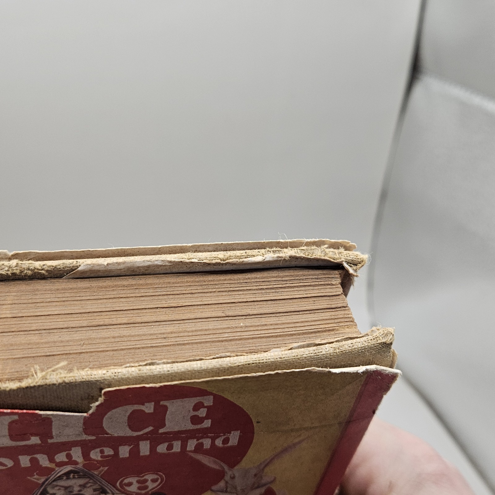 Alice In Wonderland Hardcover Book With DJ World Publishing 1940s