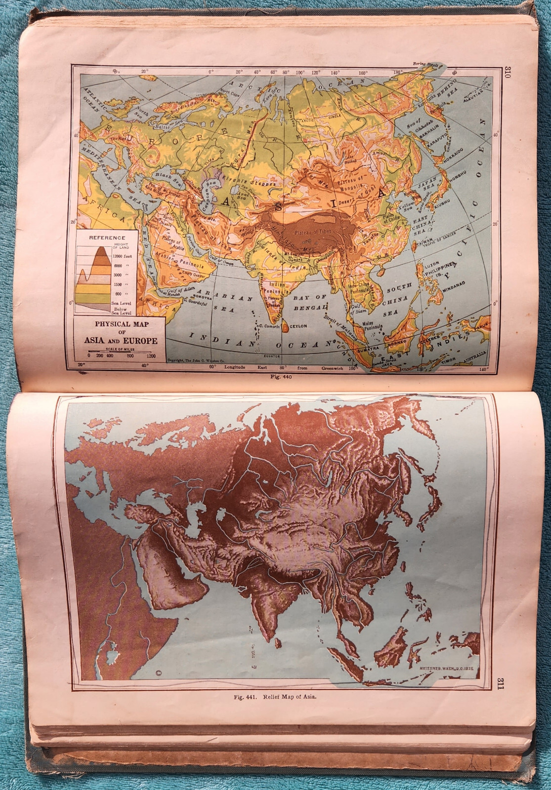 Human Geography Peoples And Countries 1939 Hardcover School Book 382 Pages