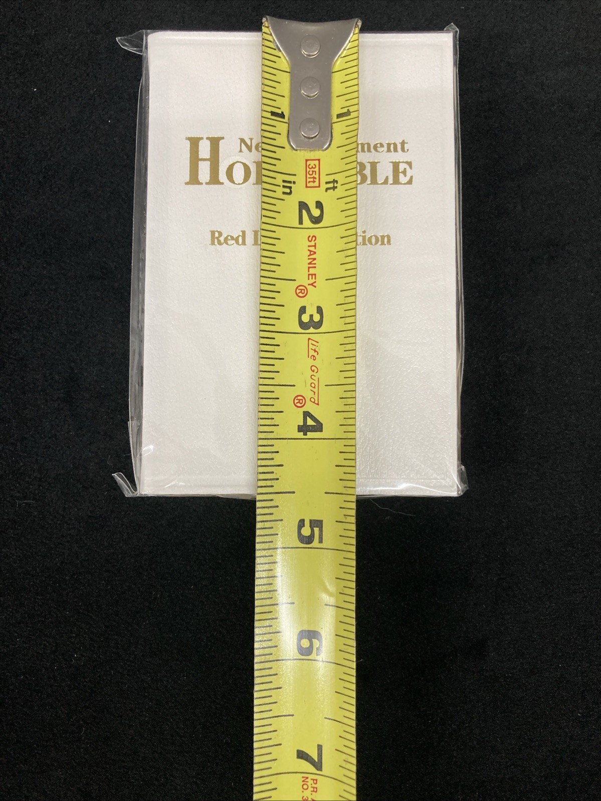 Holy Bible New Testament KJV White Mini Leatherette Cover 4.5” x 3” Set of 6