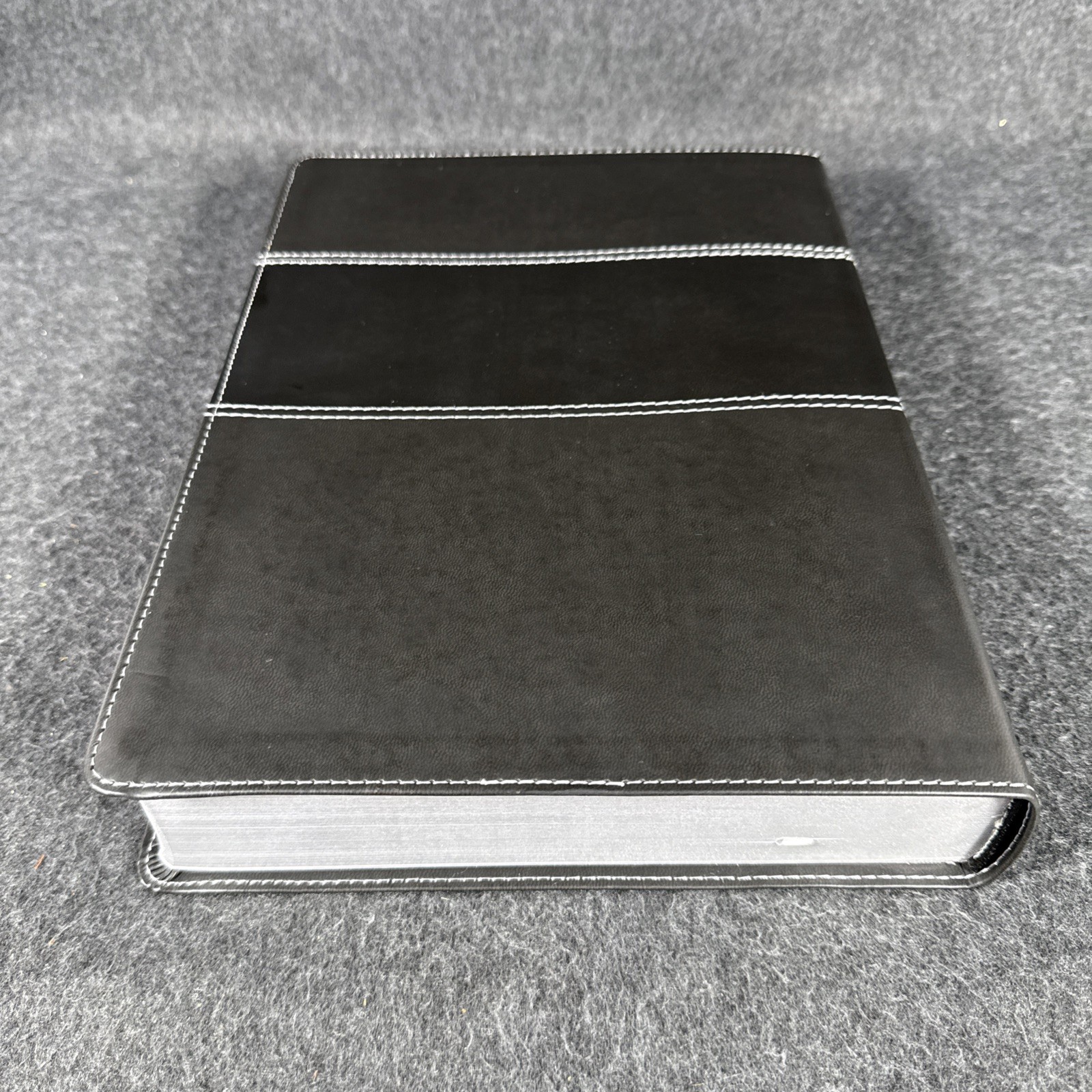 The Everyday Life Bible Large Print Joyce Meyer Black Leatherluxe Amplified, Box