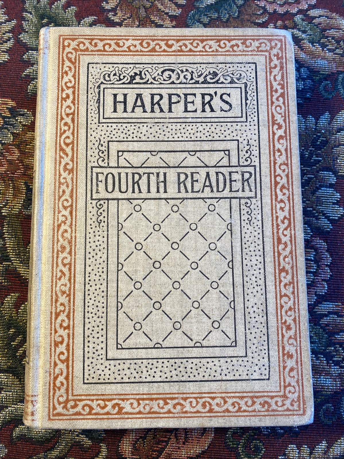 Harper’s Fourth Reader, 1888, 420 pages of Literature Nice Condition For135Yr+