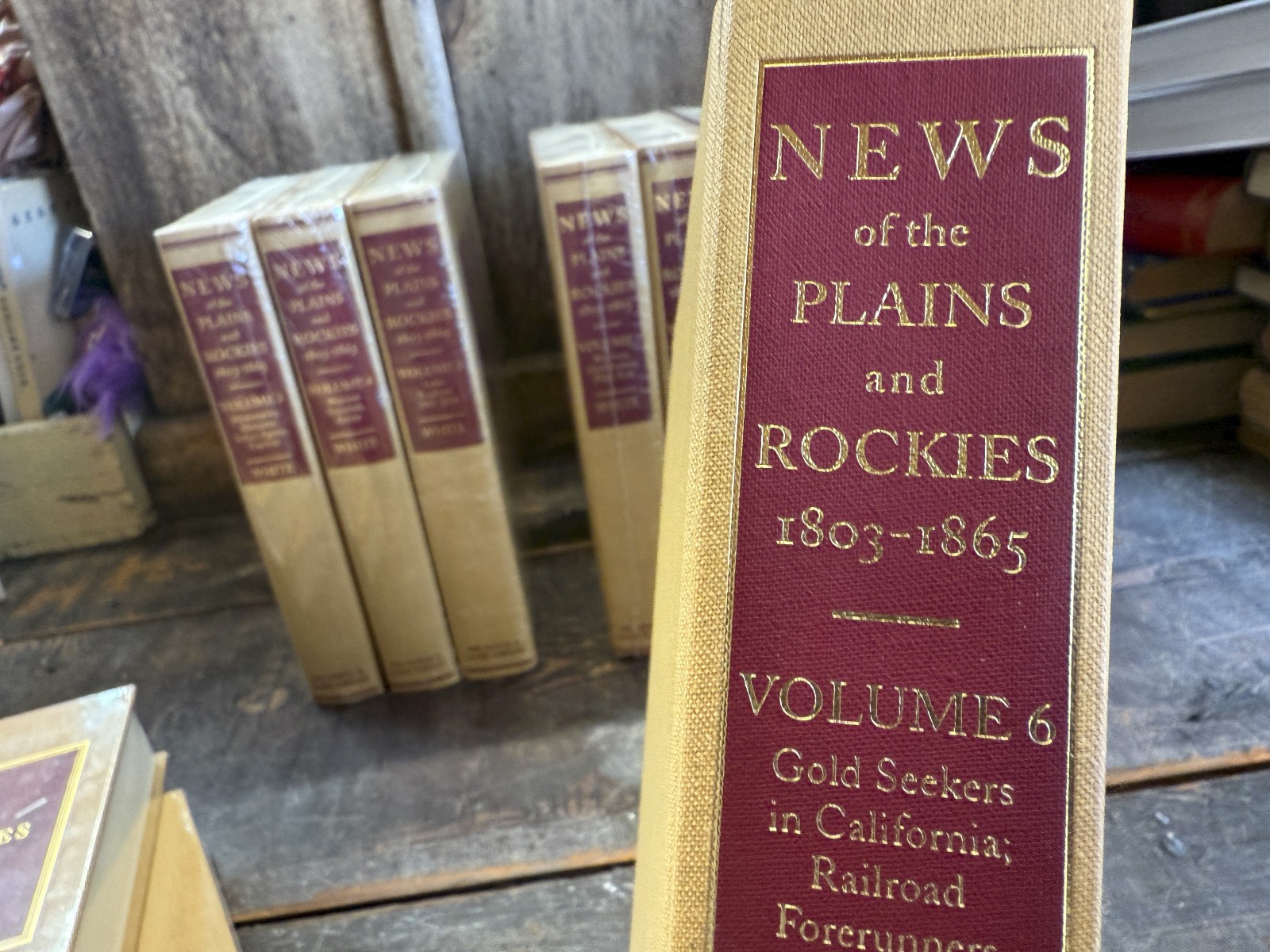 A.H. Clark – News of the Plains and Rockies 1803-1865 – 9 volume complete NEW!!!
