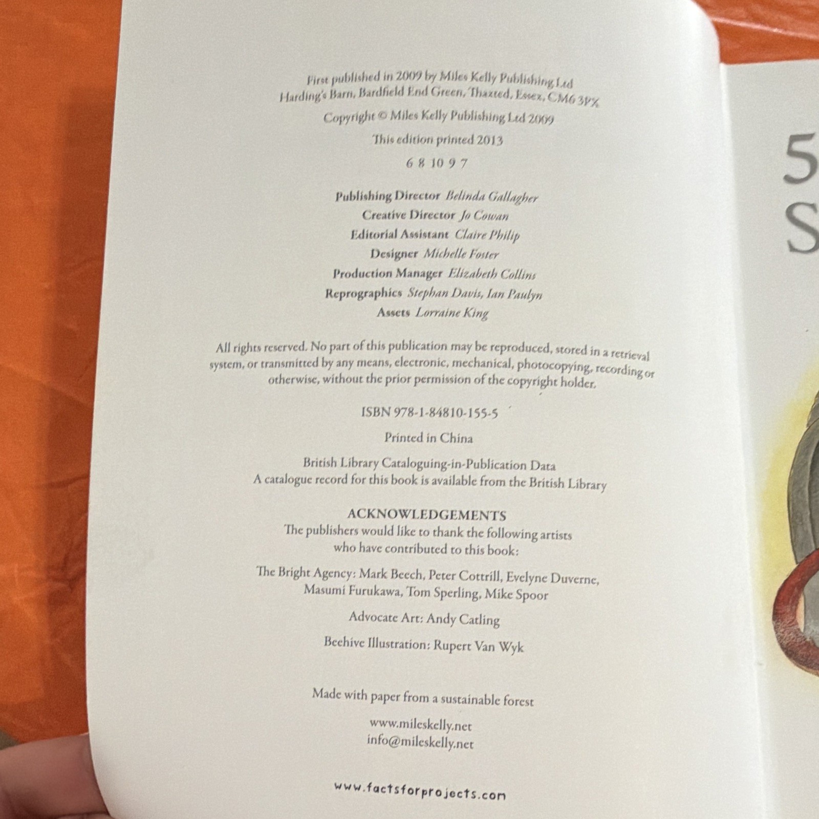 Miles Kelly 50 Bedtime Stories Hardcover Illustrated Tig Thomas Ages 4-8 2013