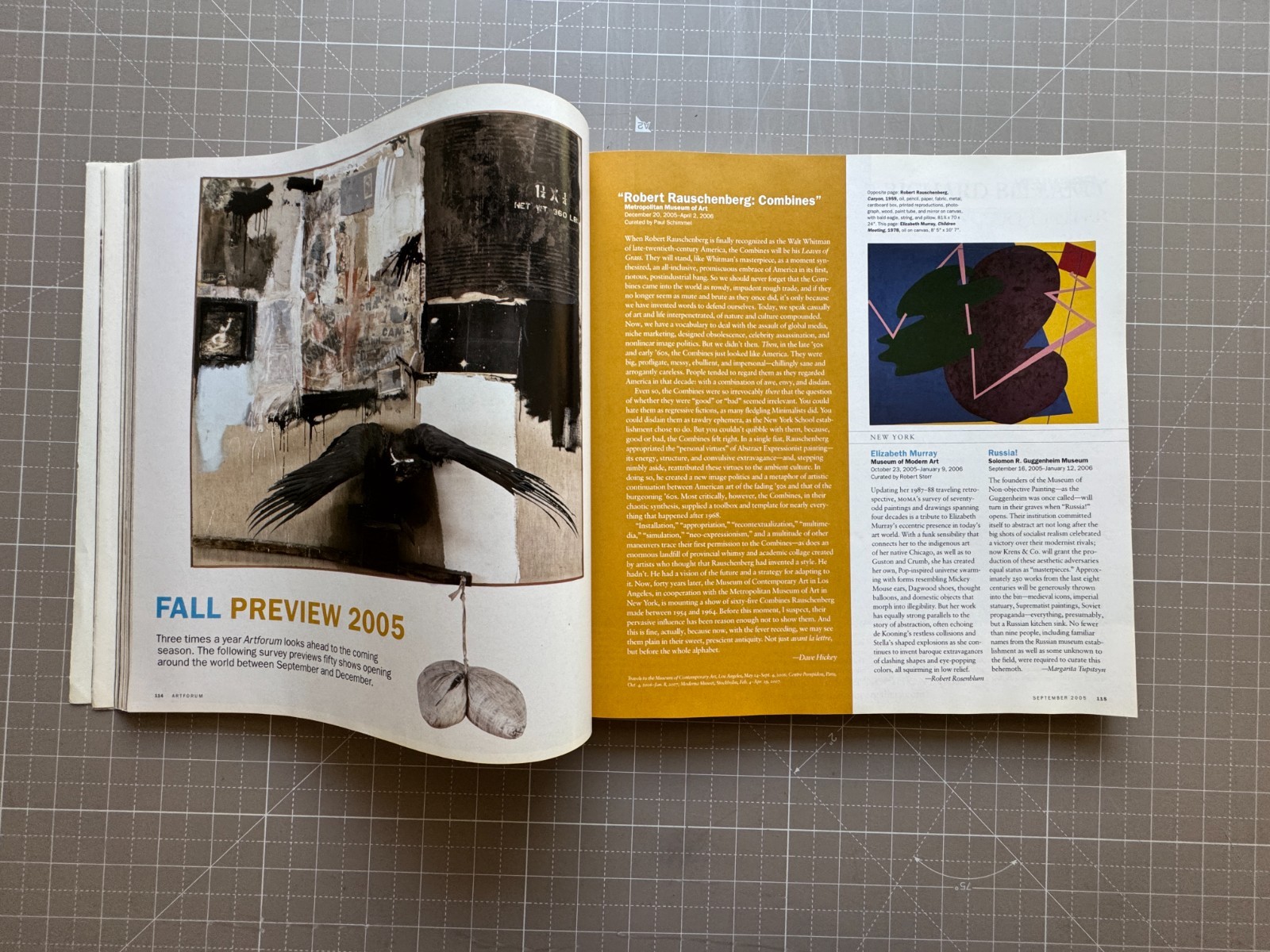 ARTFORUM International Magazine, September 2005. Institution of Critique, Venice