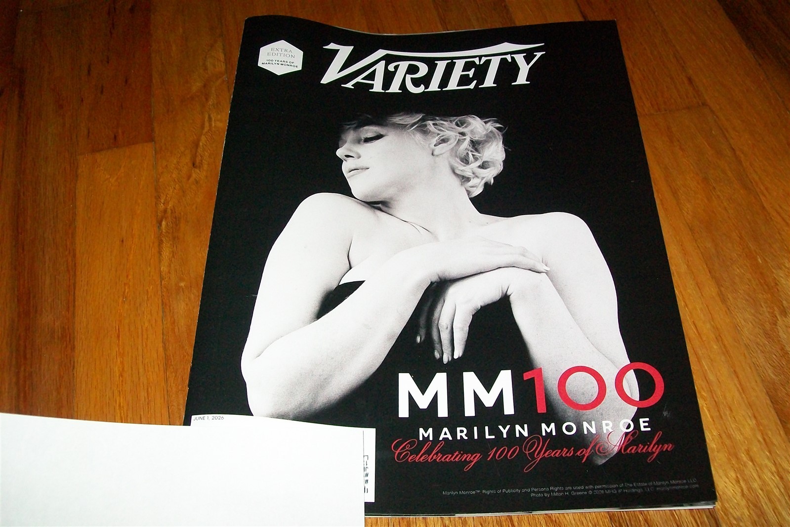 VARIETY – EXTRA EDITION – MARILYN MONROE – 100 YEARS -ETERNAL FLAME-JUNE 1, 2026