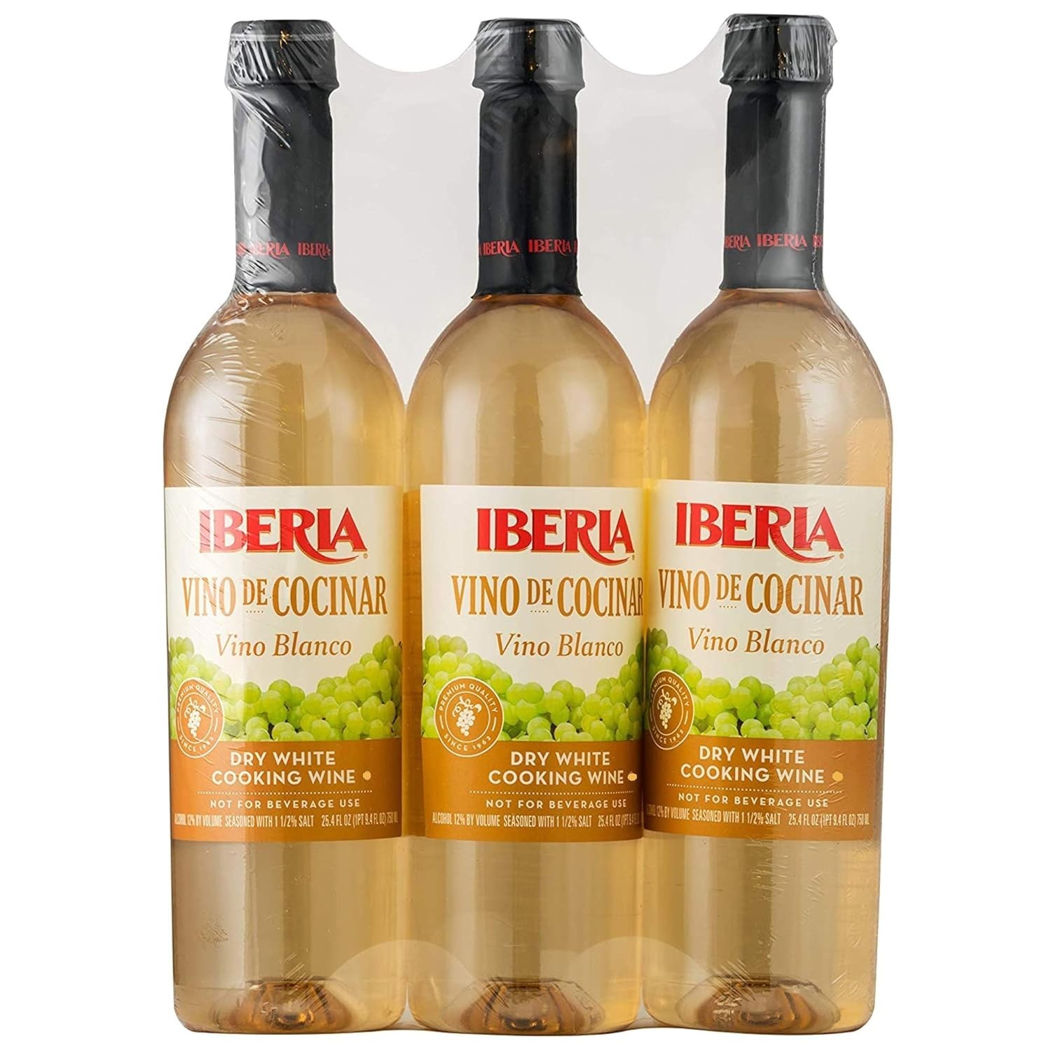 Dry White Cooking Wine, 25.4 oz Bottles (Set of 3) – Perfect for Recipes