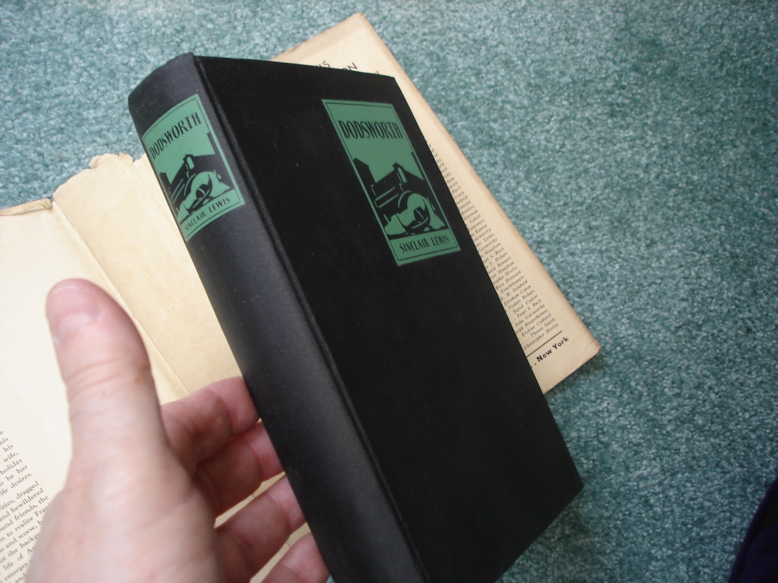 Dodsworth Sinclair Lewis Grosset & Dunlap hardcover 1929 fourth printing w/DJ