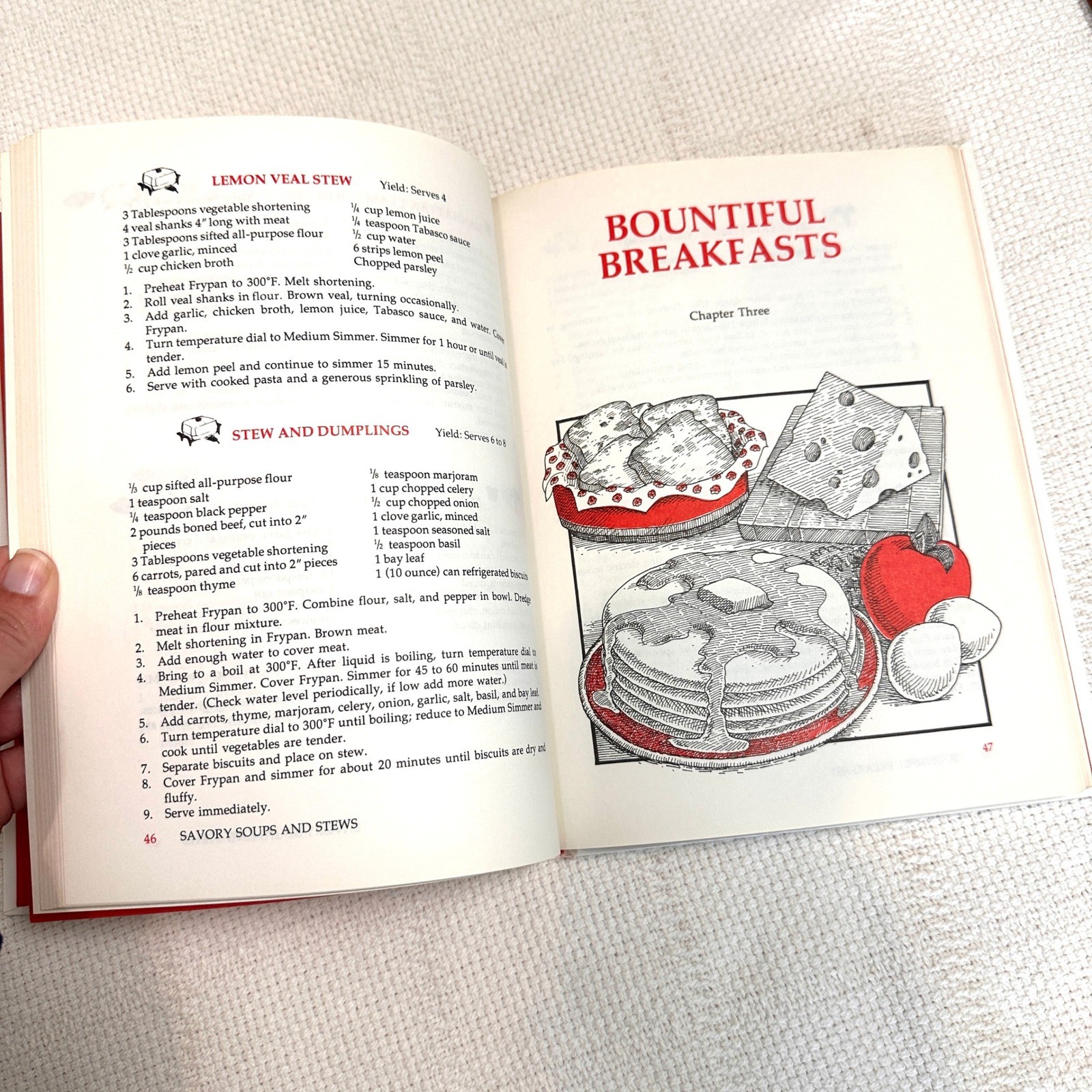 VTG Sunbeam The Cook and Serve Book Electric Frypan Recipes Hardcover Retro