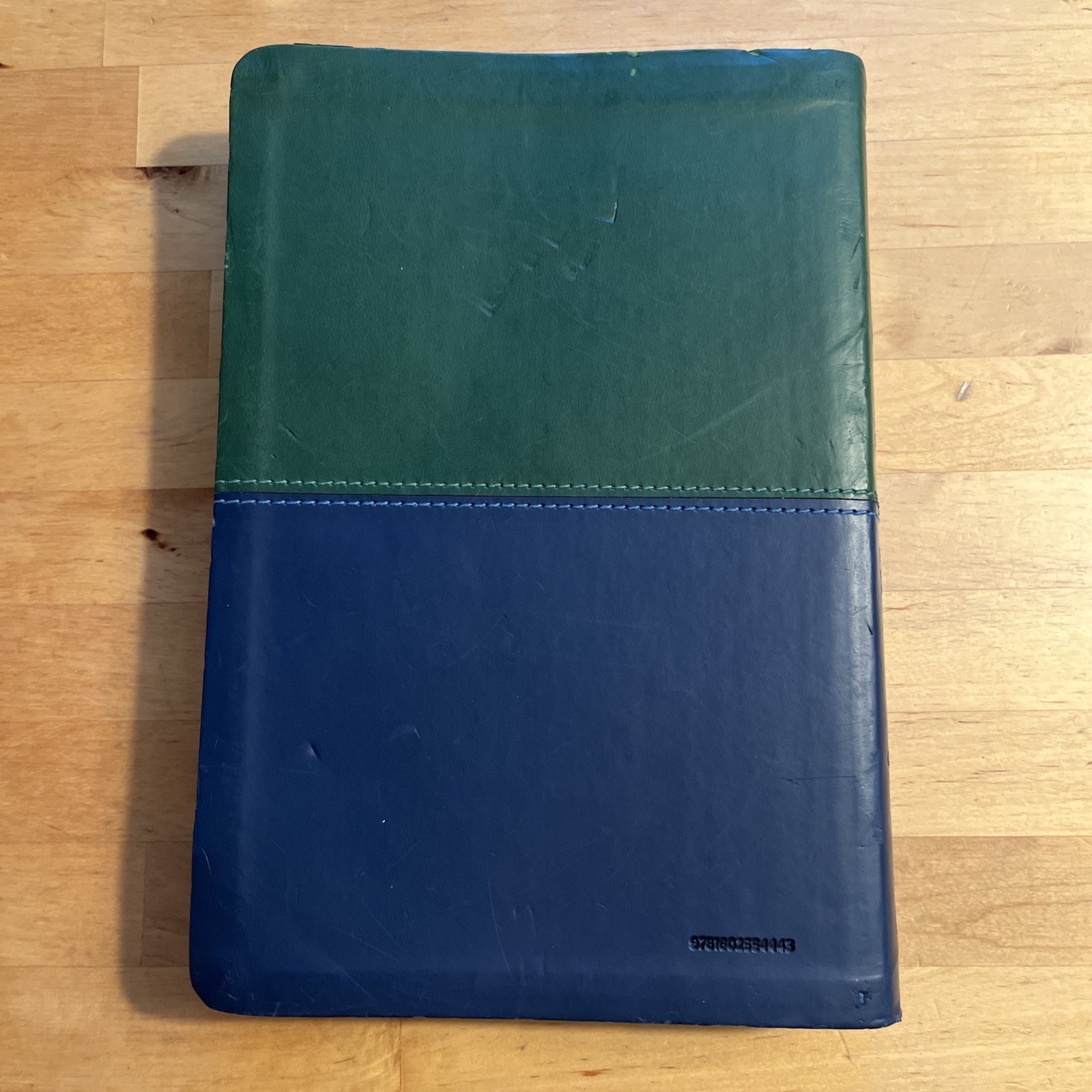 NKJV/RVR60, Bilingual Bible, Leathersoft, 2-Tones Green and Blue / NKJV/RVR6…